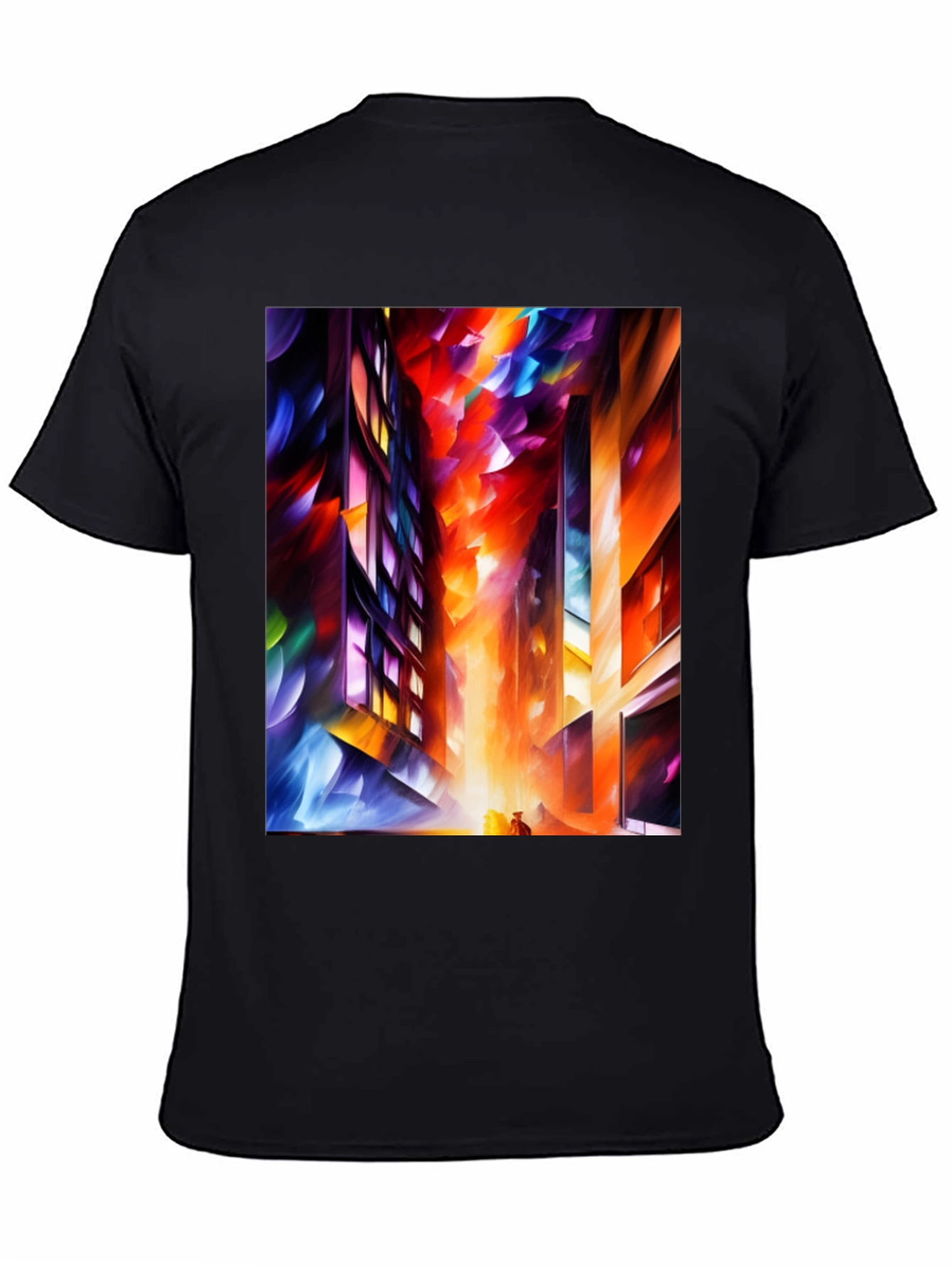 Abstract Cityscape Graphic Tee