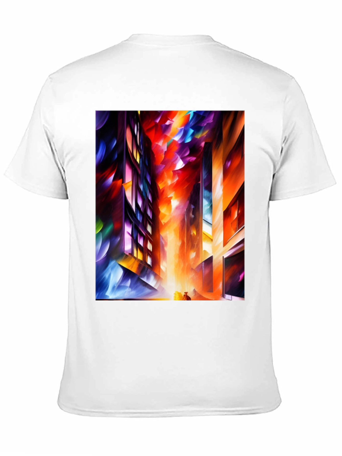 Abstract Cityscape Graphic Tee