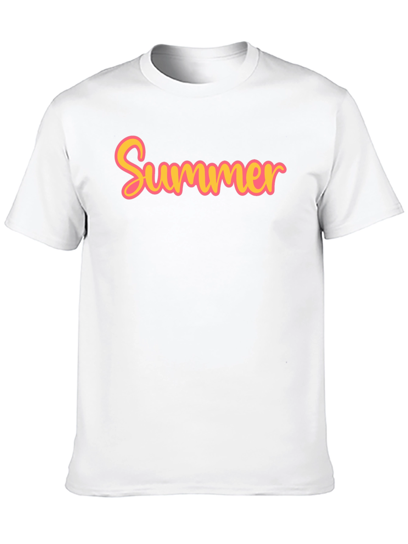 Summer Graphic T-Shirt - Casual Cotton Tee