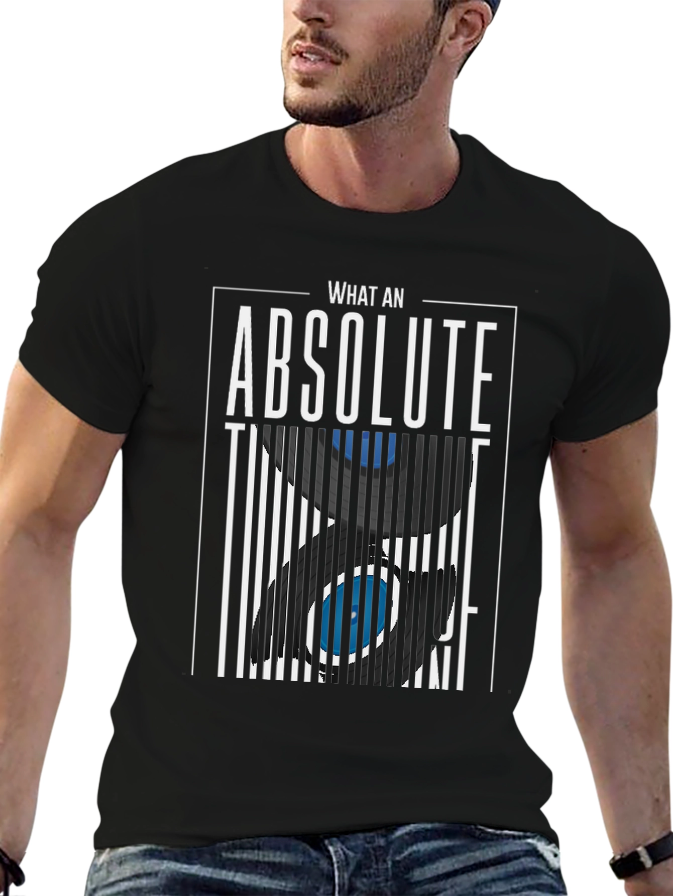 Absolute Twit Black Graphic Tee