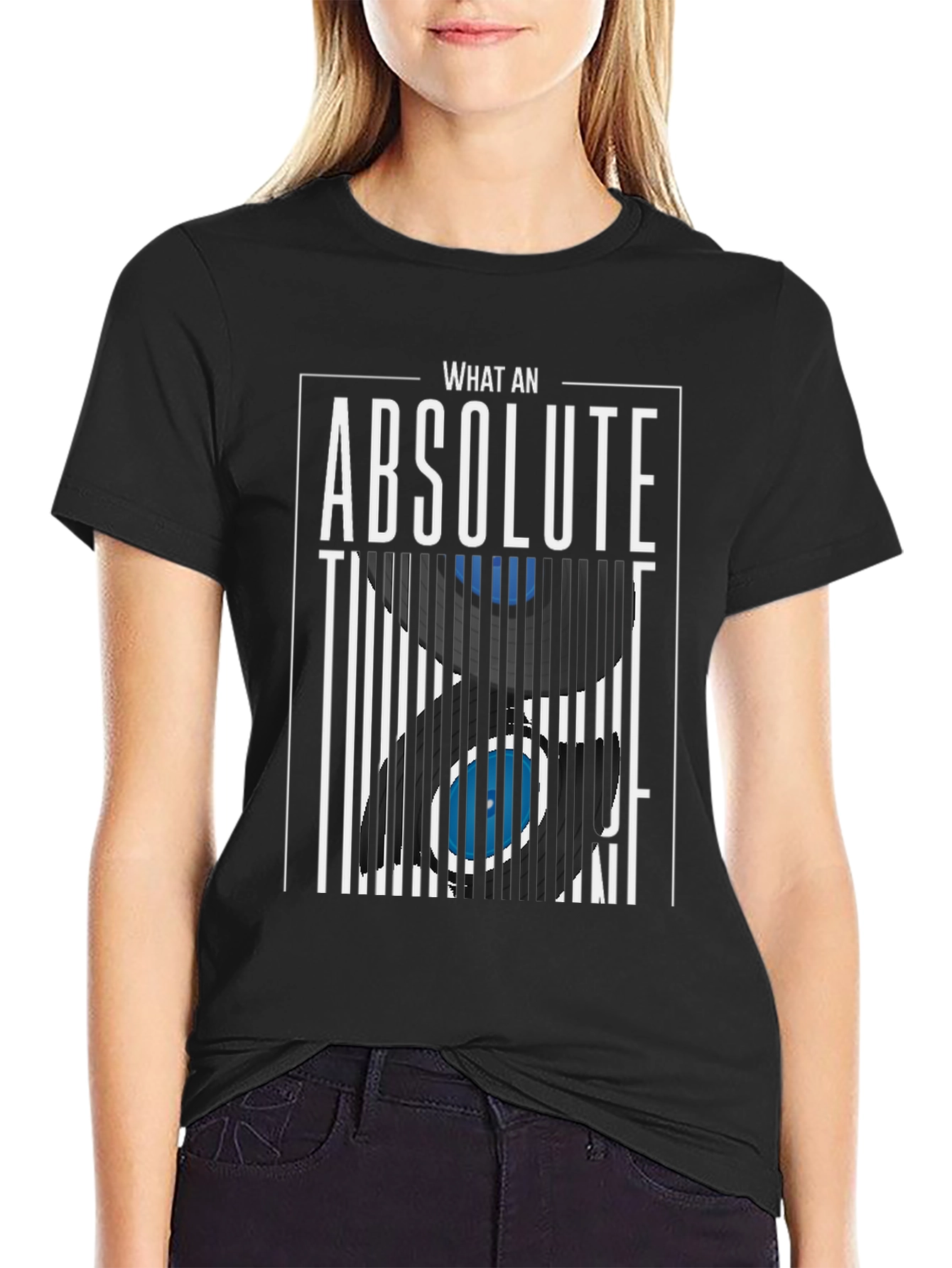 Absolute Twit Black Graphic Tee