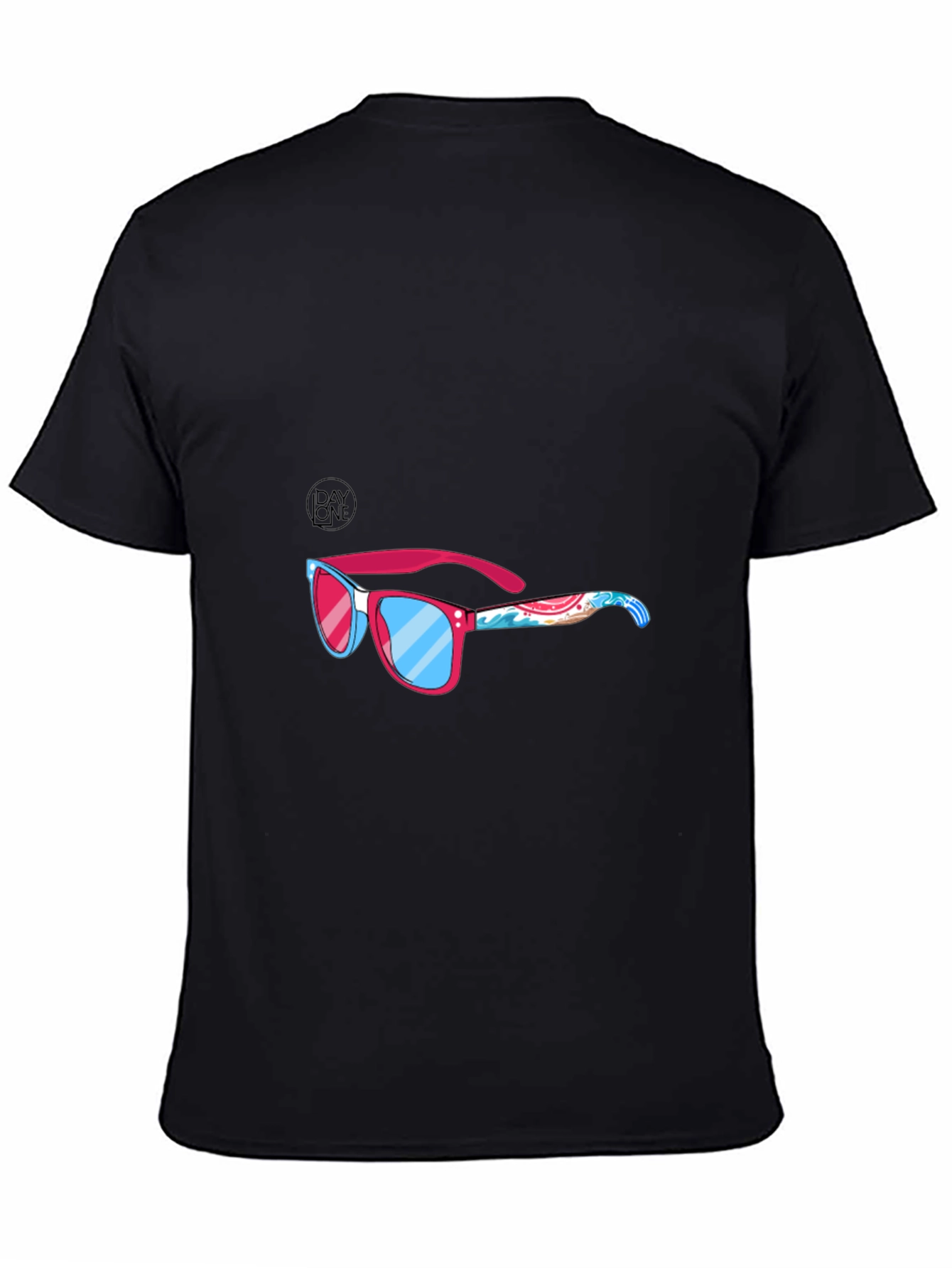 Summer Sunglasses T-Shirt - Black Graphic Tee