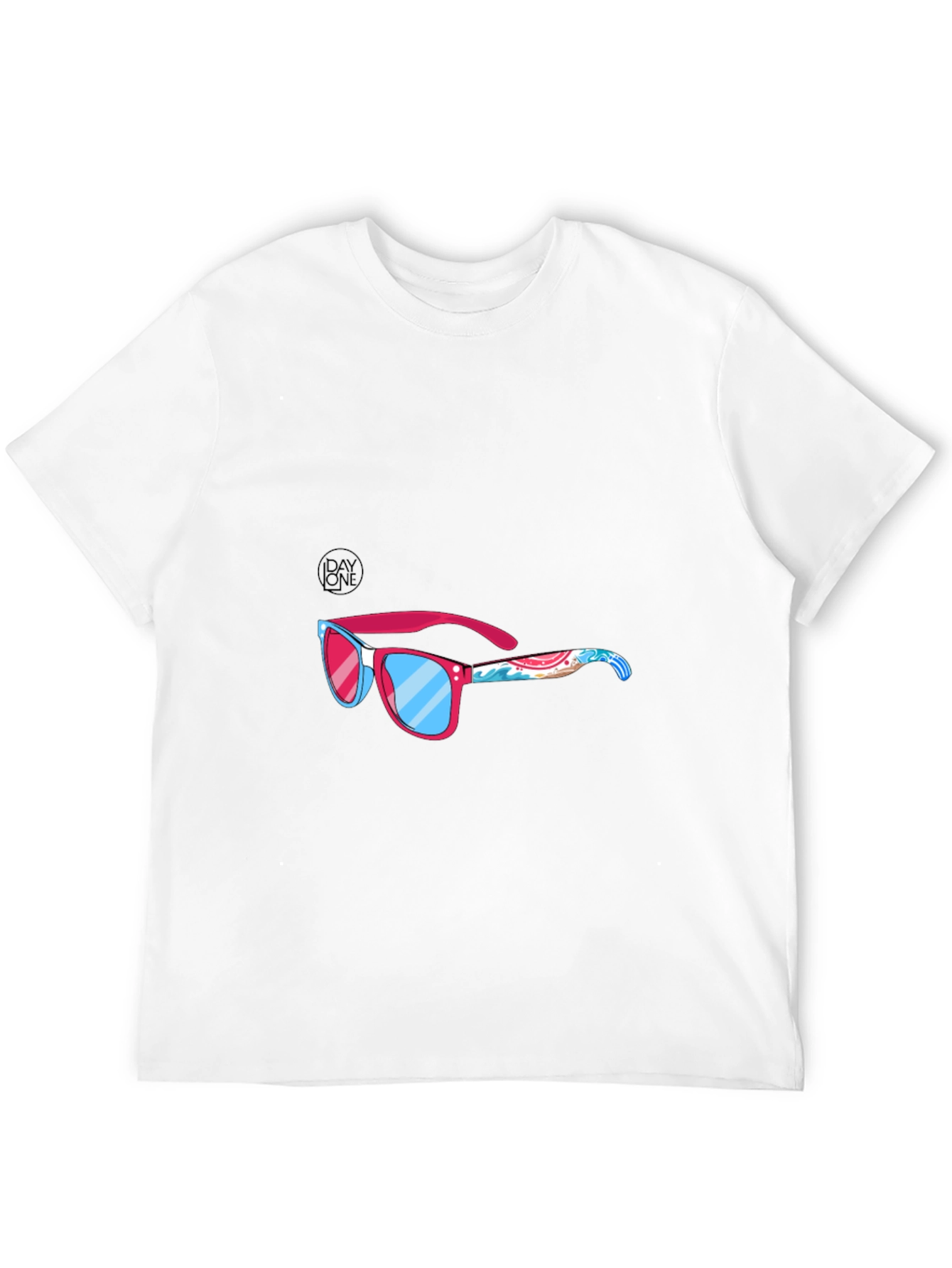 Summer Sunglasses T-Shirt - Black Graphic Tee