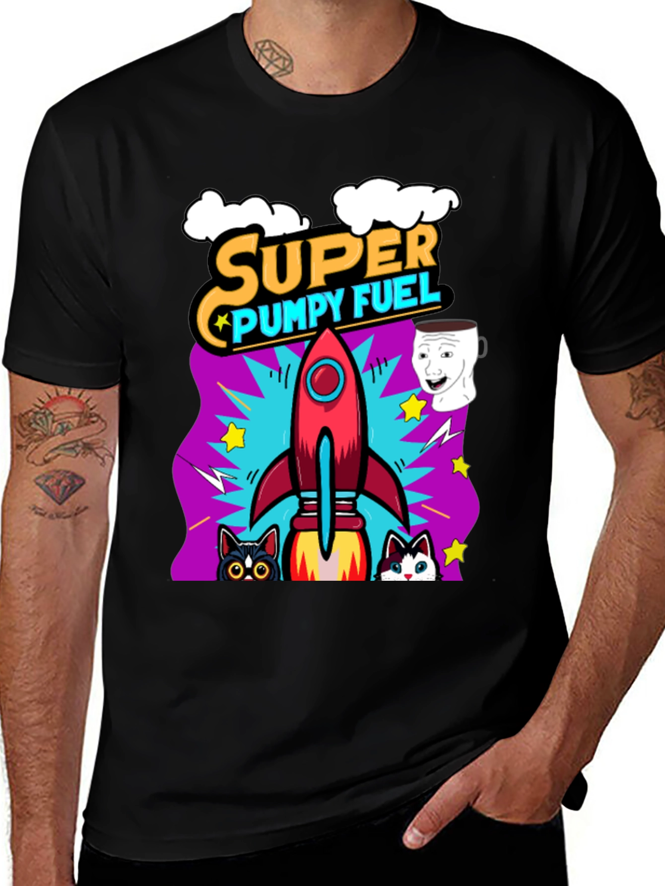 Super Pumpy Fuel Graphic T-Shirt