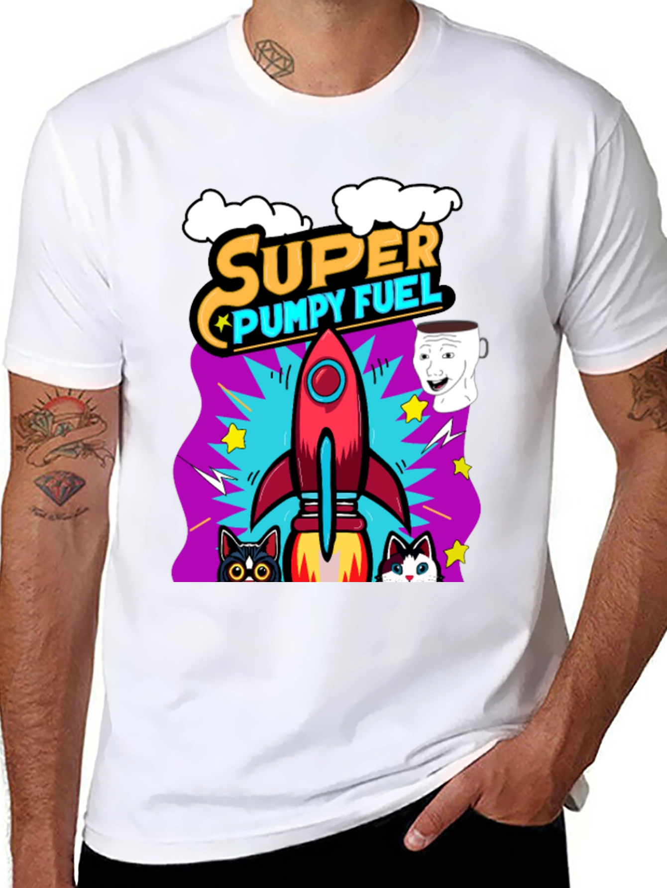 Super Pumpy Fuel Graphic T-Shirt