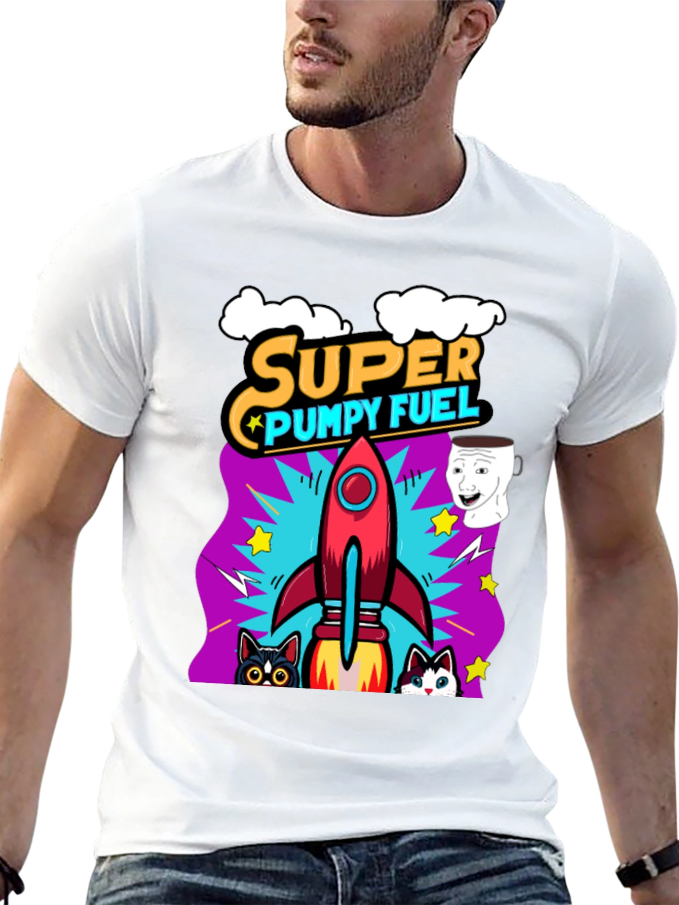 Super Pumpy Fuel Graphic T-Shirt