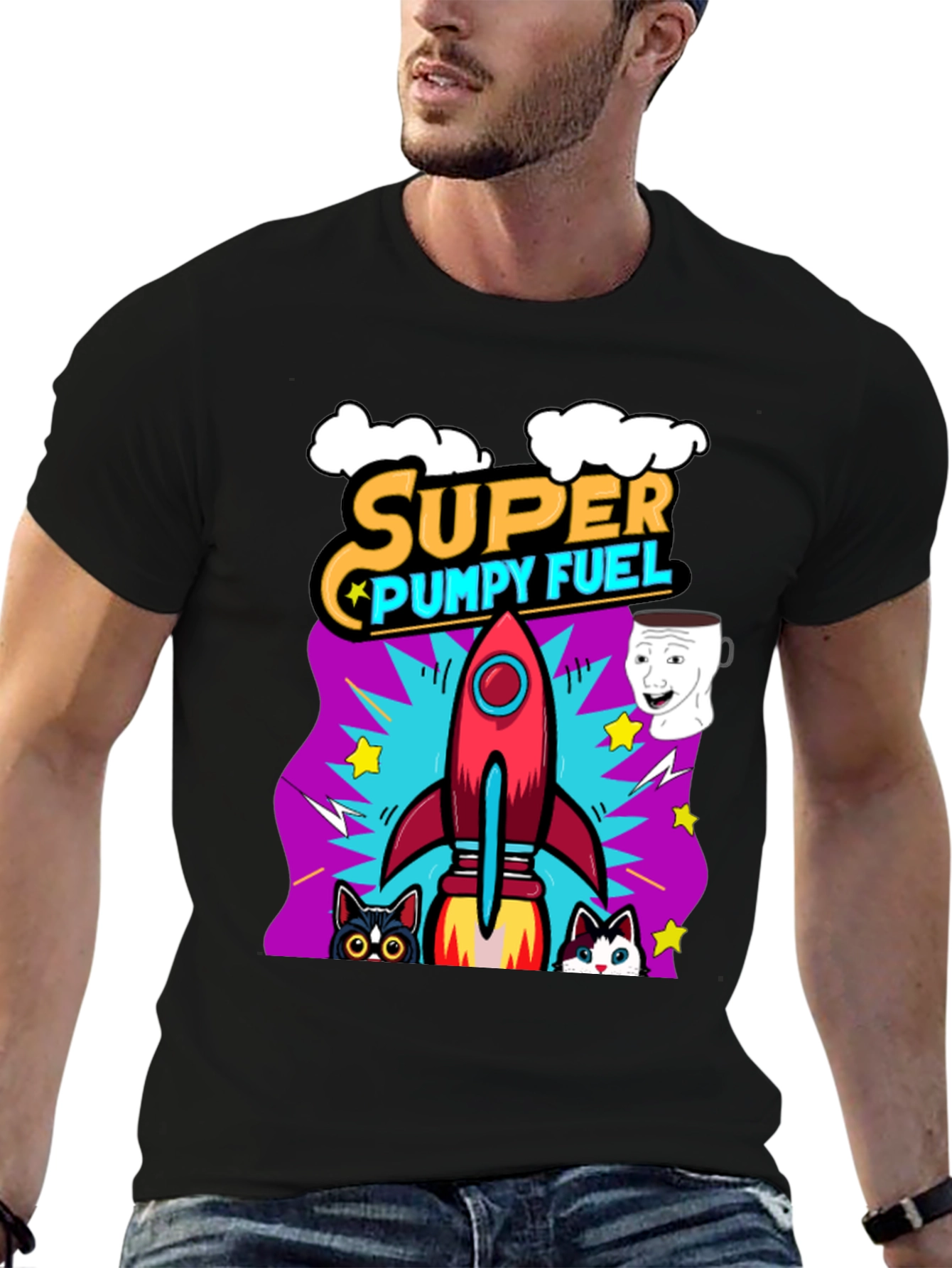 Super Pumpy Fuel Graphic T-Shirt