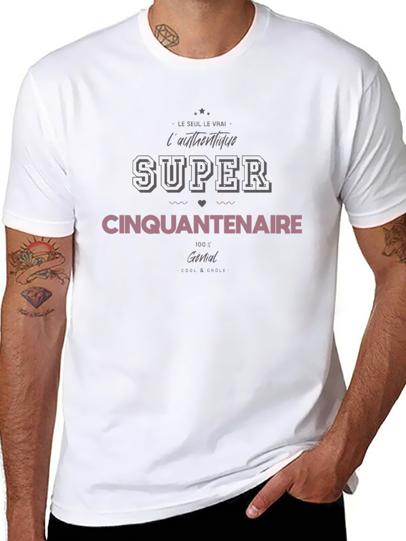 Super Cinquantenaire T-Shirt - 50th Birthday Gift