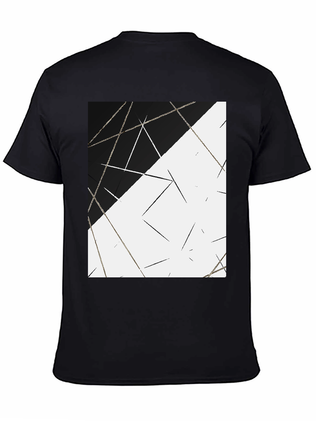 Abstract Geometric Print T-Shirt