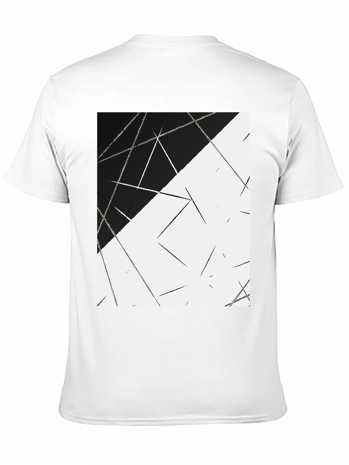 Abstract Geometric Print T-Shirt
