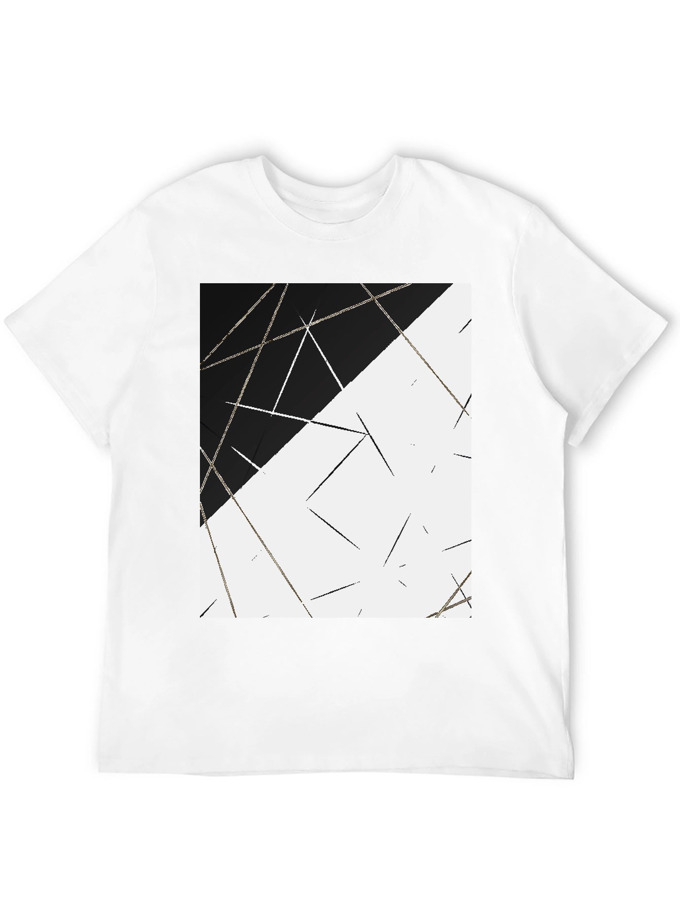 Abstract Geometric Print T-Shirt