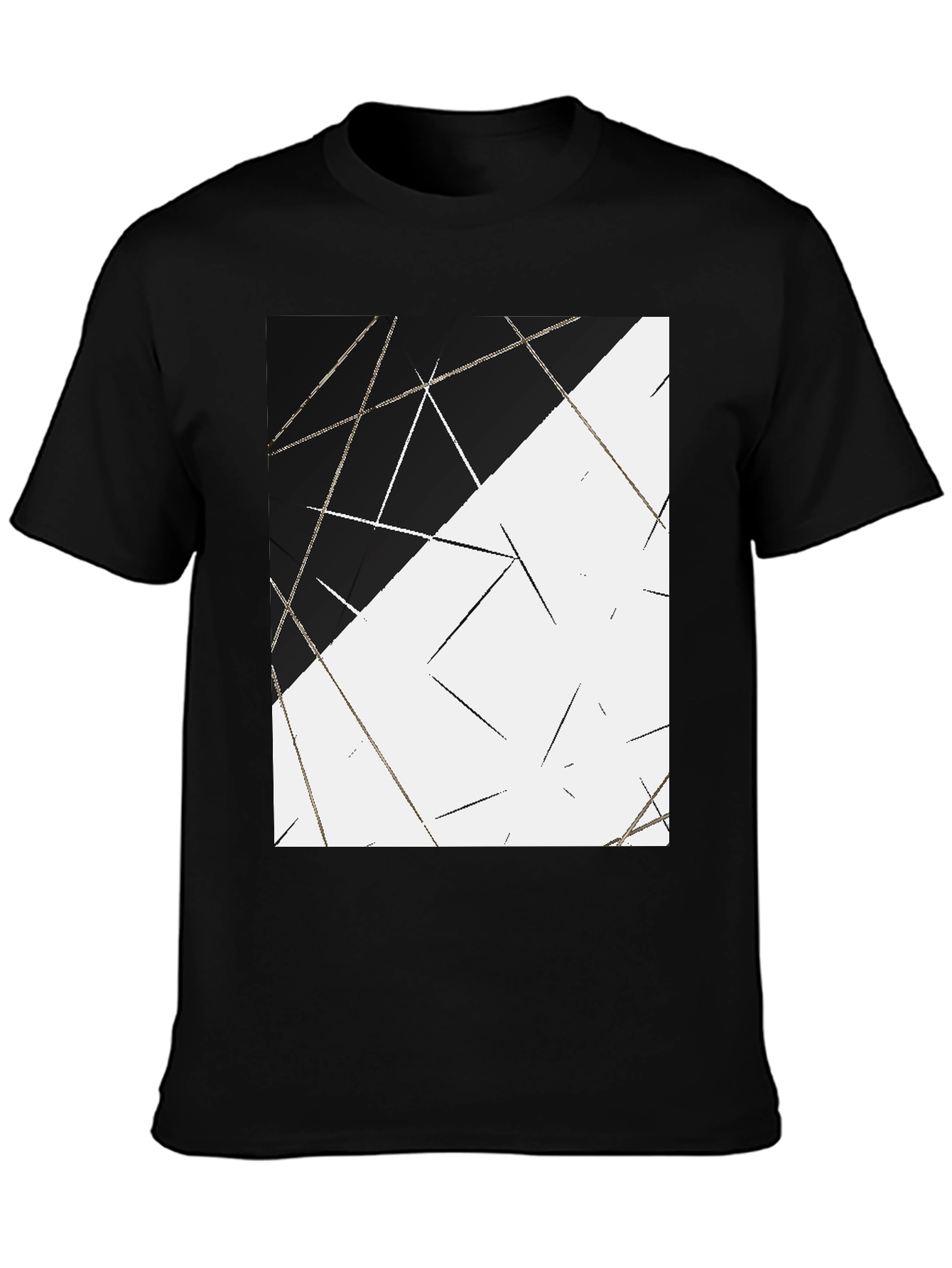 Abstract Geometric Print T-Shirt