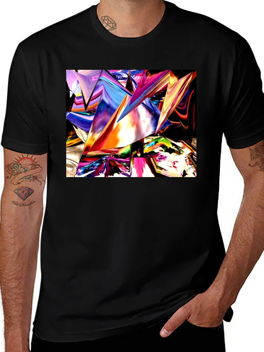Abstract Geometric T-Shirt - Modern Art Tee