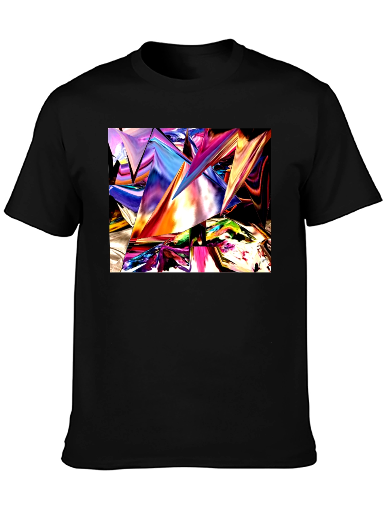 Abstract Geometric T-Shirt - Modern Art Tee