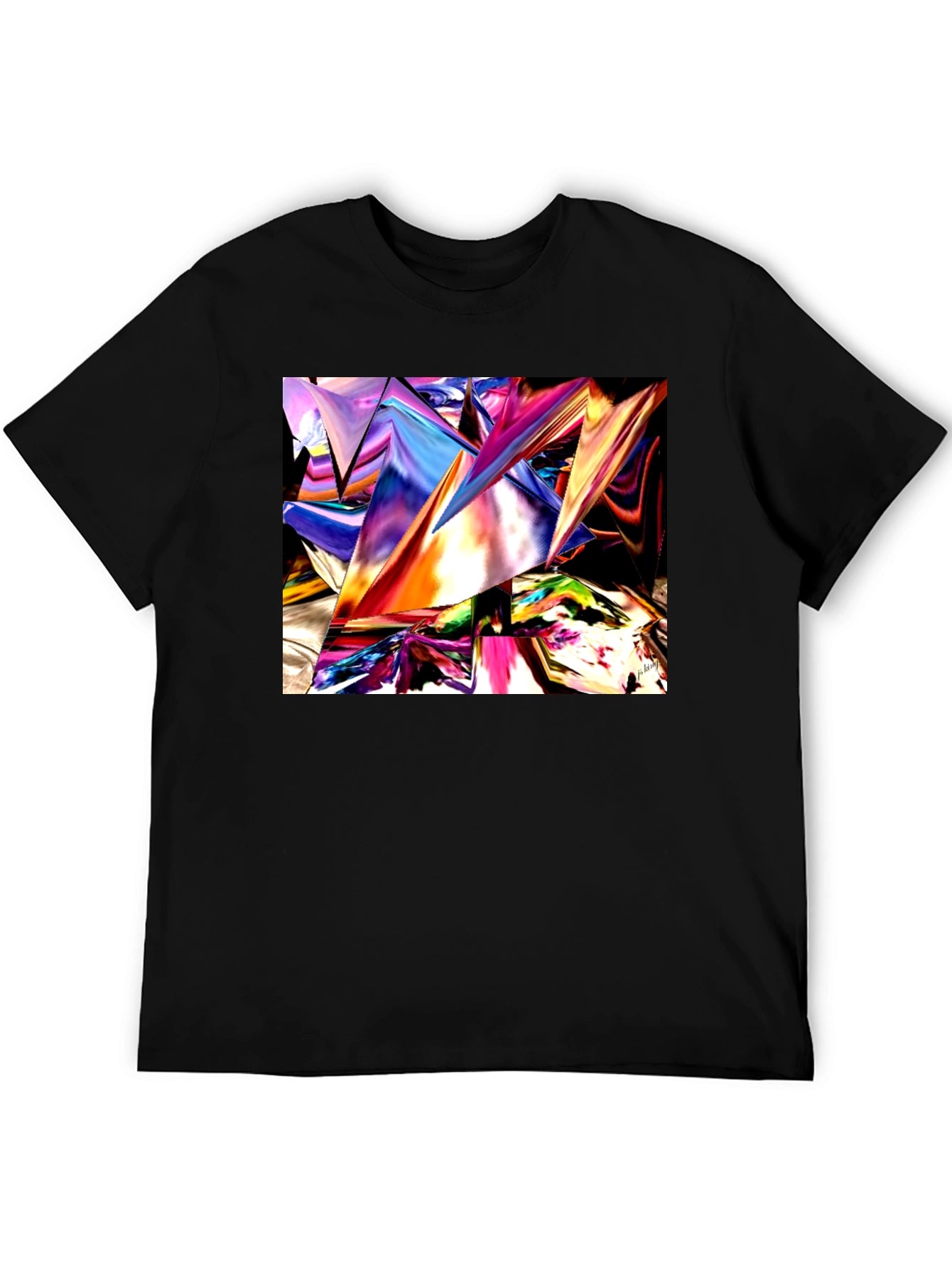 Abstract Geometric T-Shirt - Modern Art Tee
