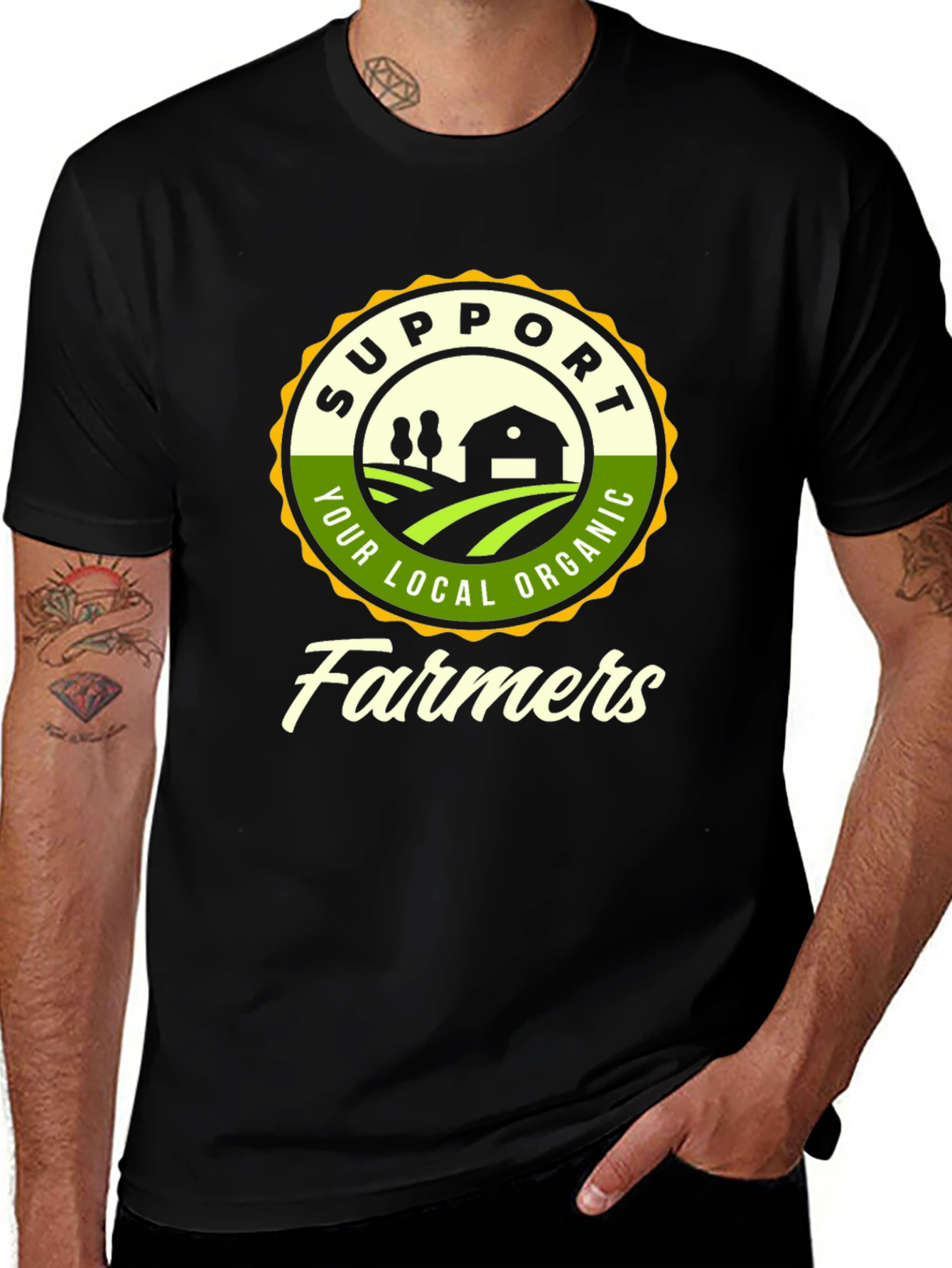 Support Your Local Organic Farmers T-Shirt