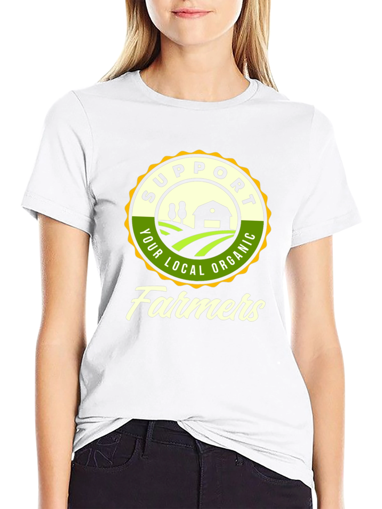 Support Your Local Organic Farmers T-Shirt