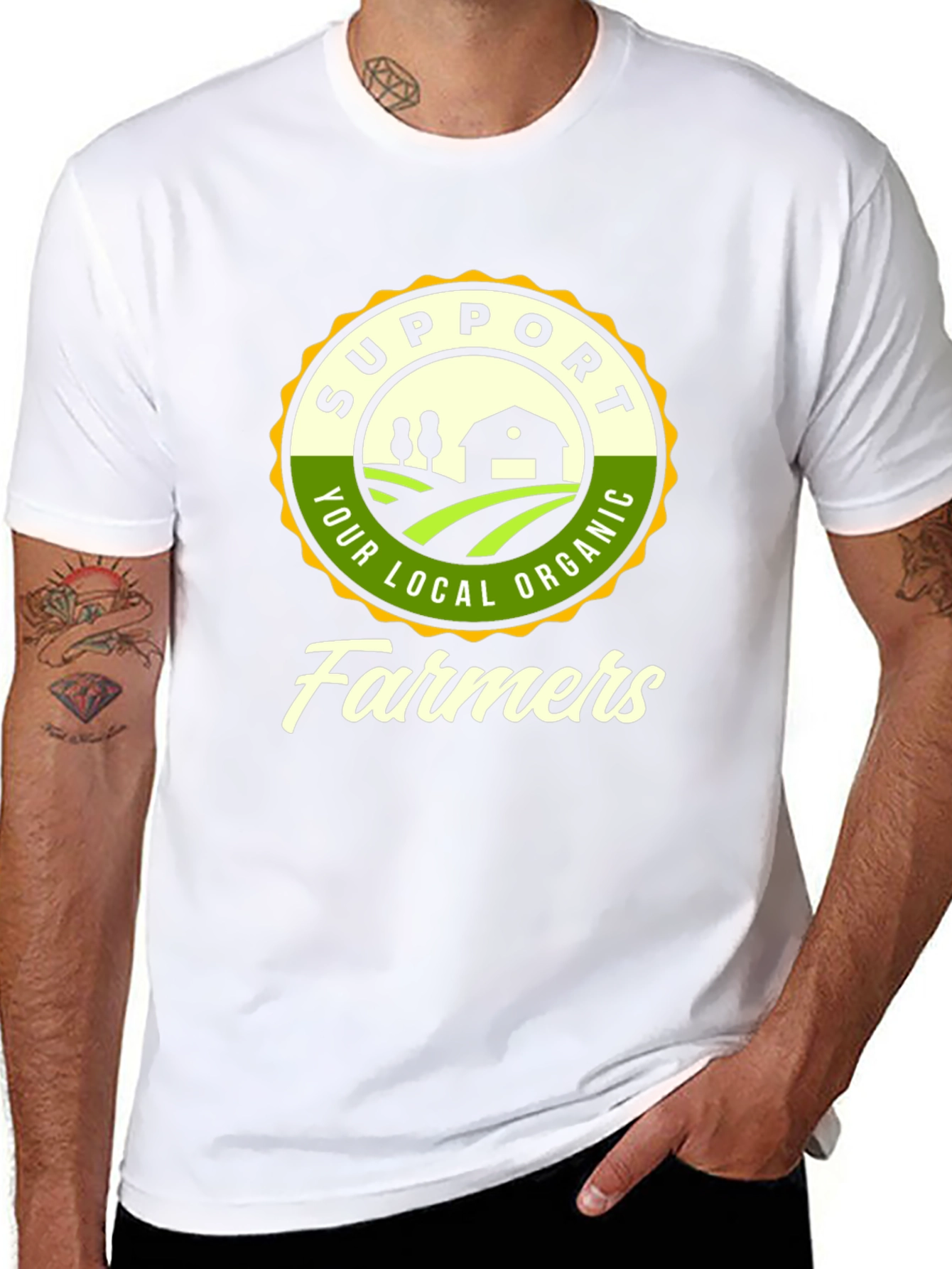 Support Your Local Organic Farmers T-Shirt