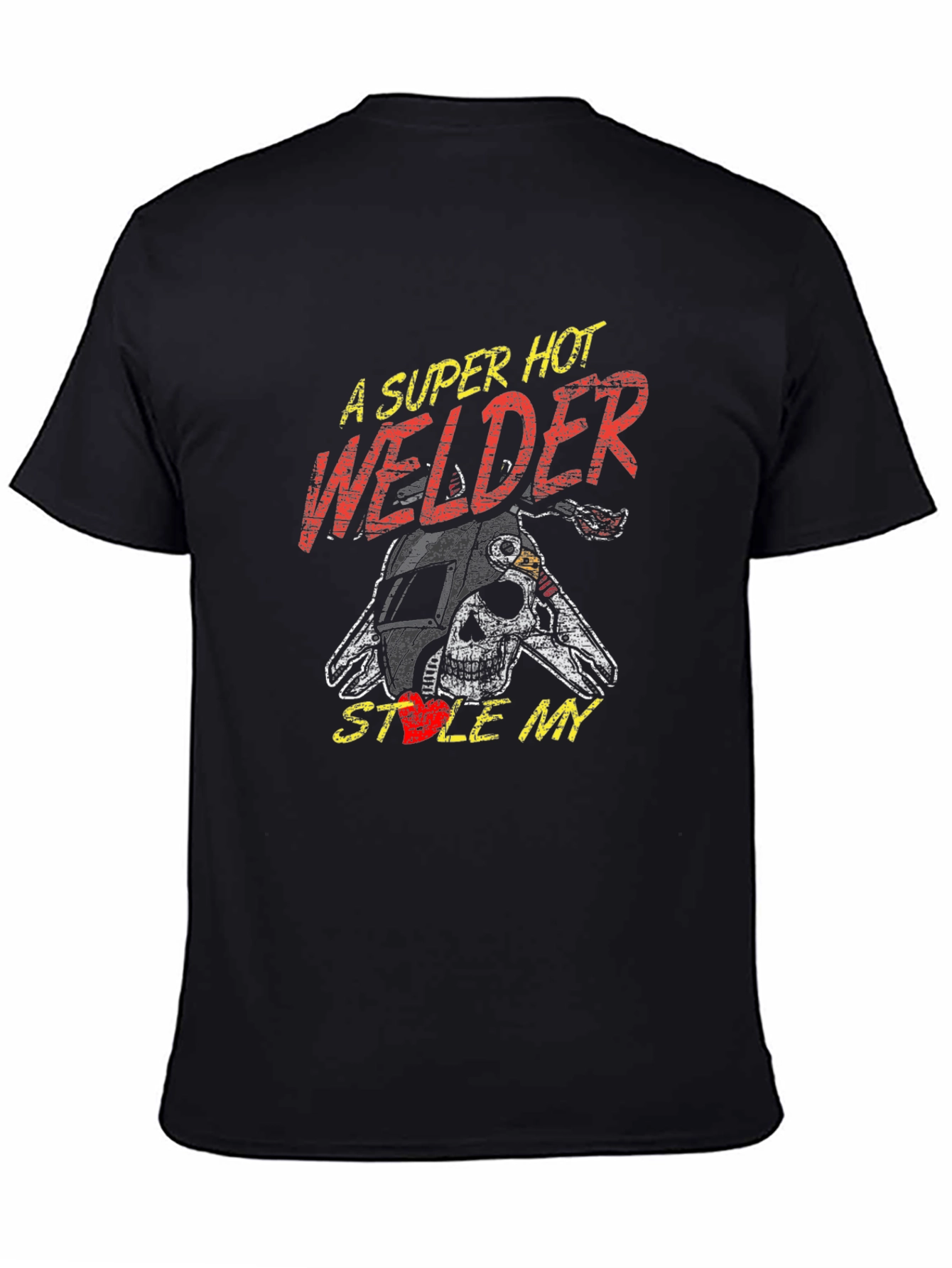 Super Hot Welder Graphic Tee - Steal My Heart