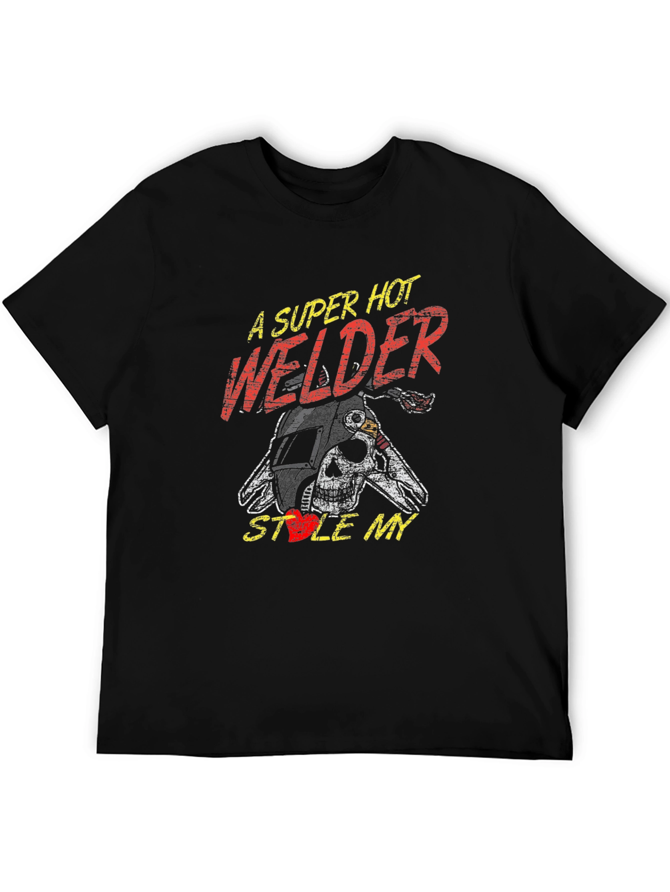 Super Hot Welder Graphic Tee - Steal My Heart