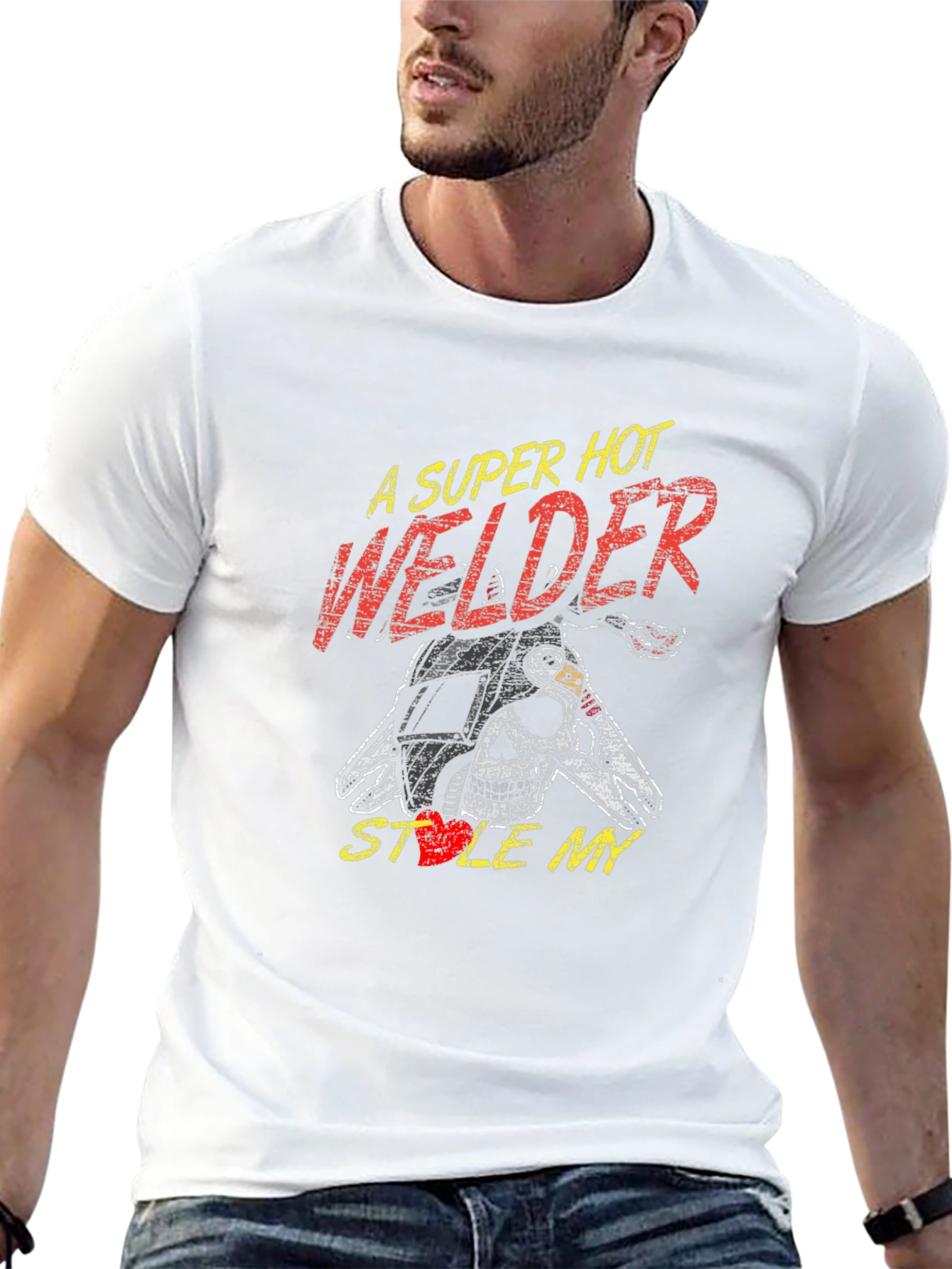 Super Hot Welder Graphic Tee - Steal My Heart