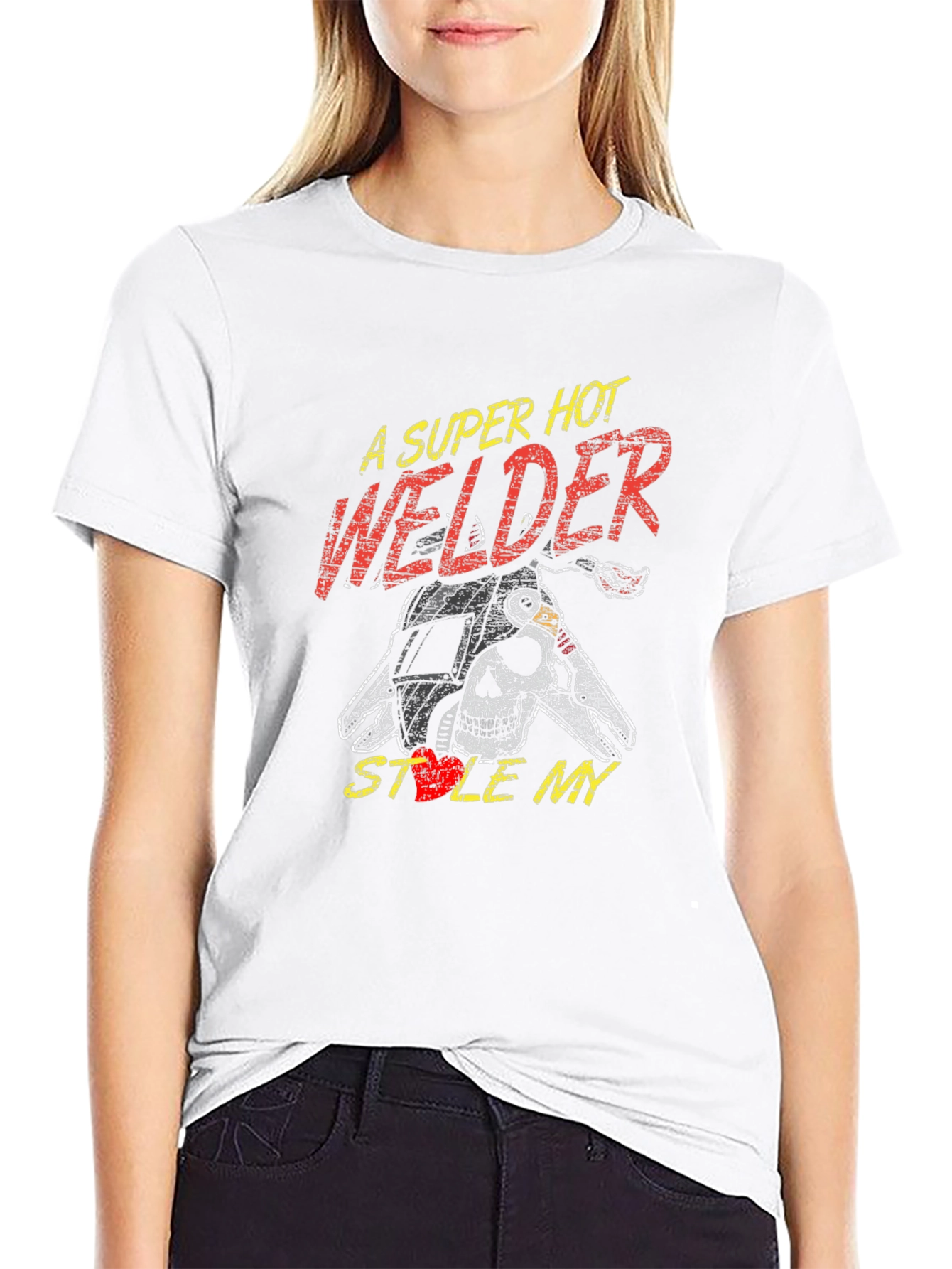Super Hot Welder Graphic Tee - Steal My Heart