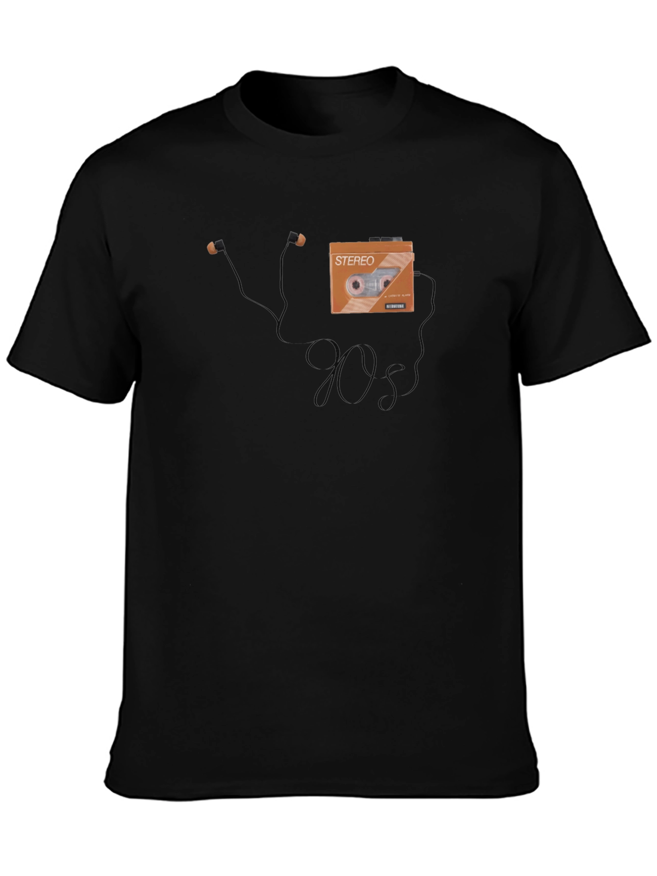 90s Retro Cassette Tape Graphic T-Shirt