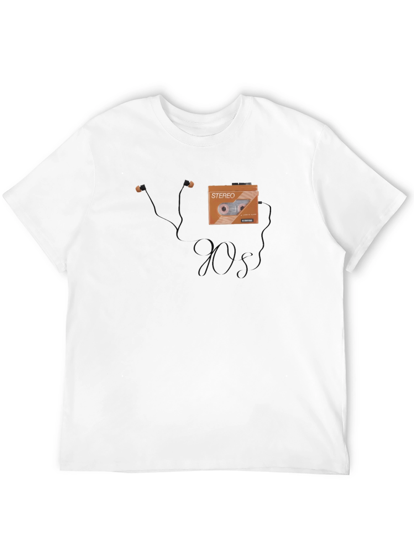90s Retro Cassette Tape Graphic T-Shirt