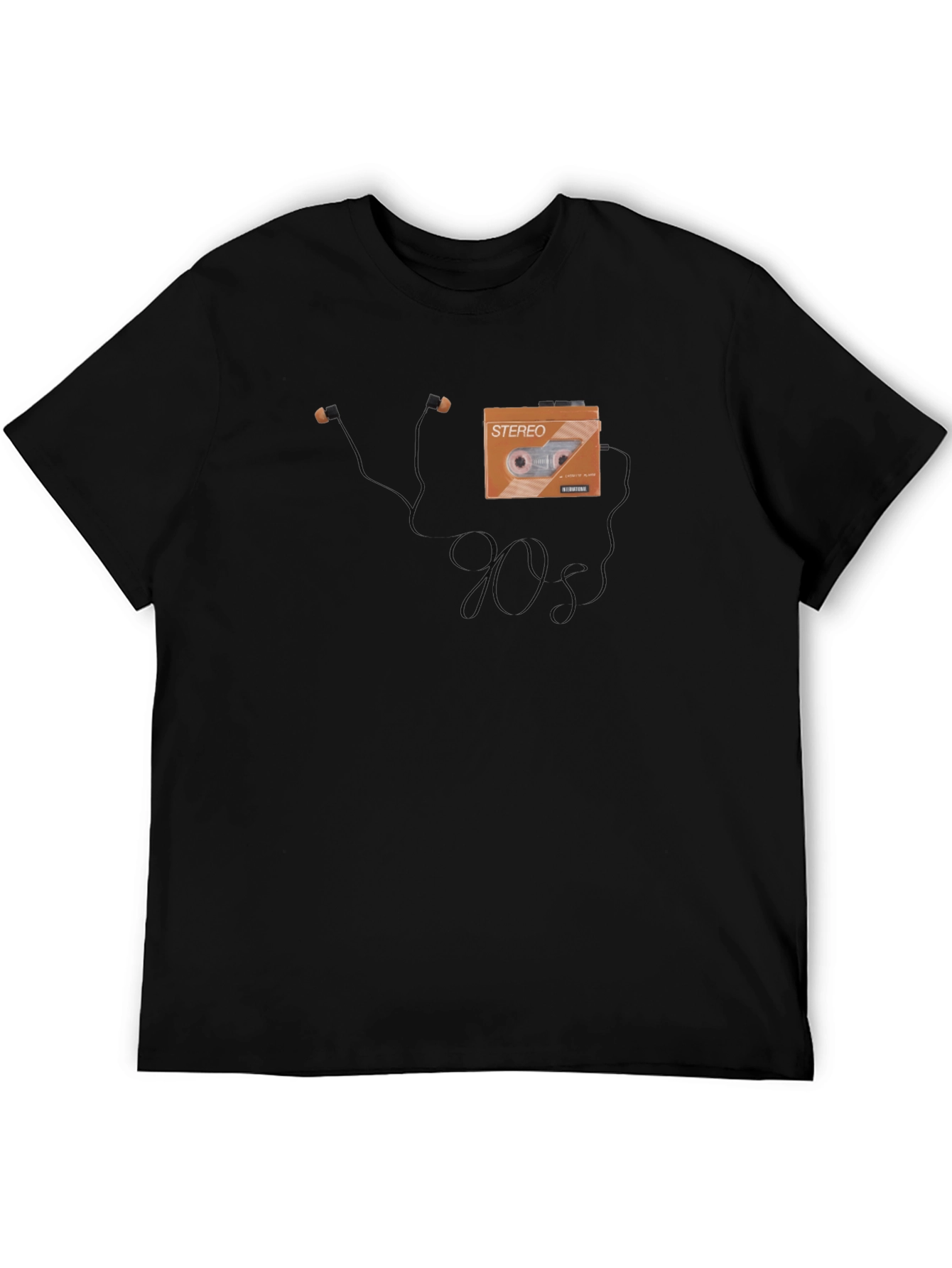 90s Retro Cassette Tape Graphic T-Shirt