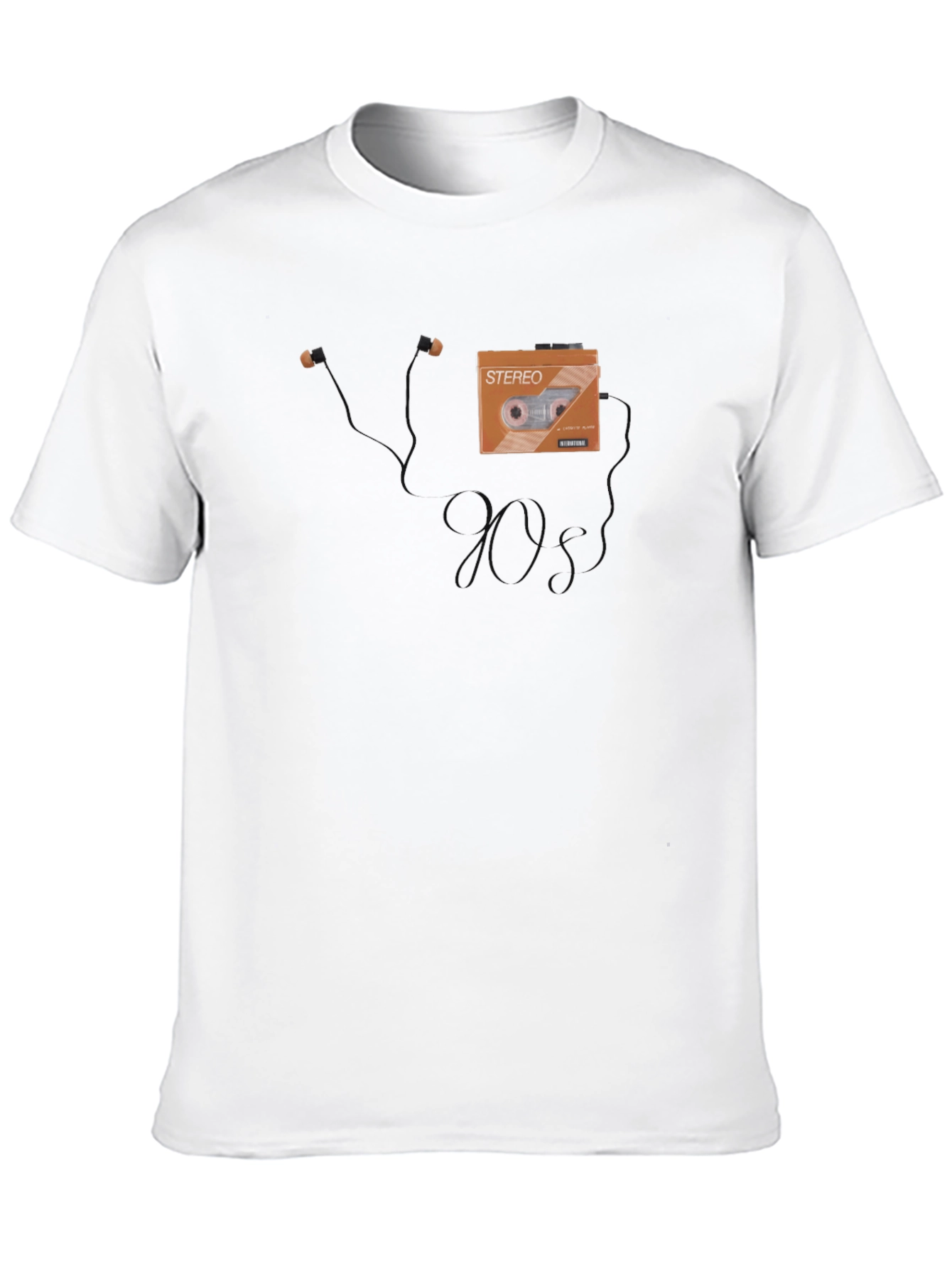 90s Retro Cassette Tape Graphic T-Shirt