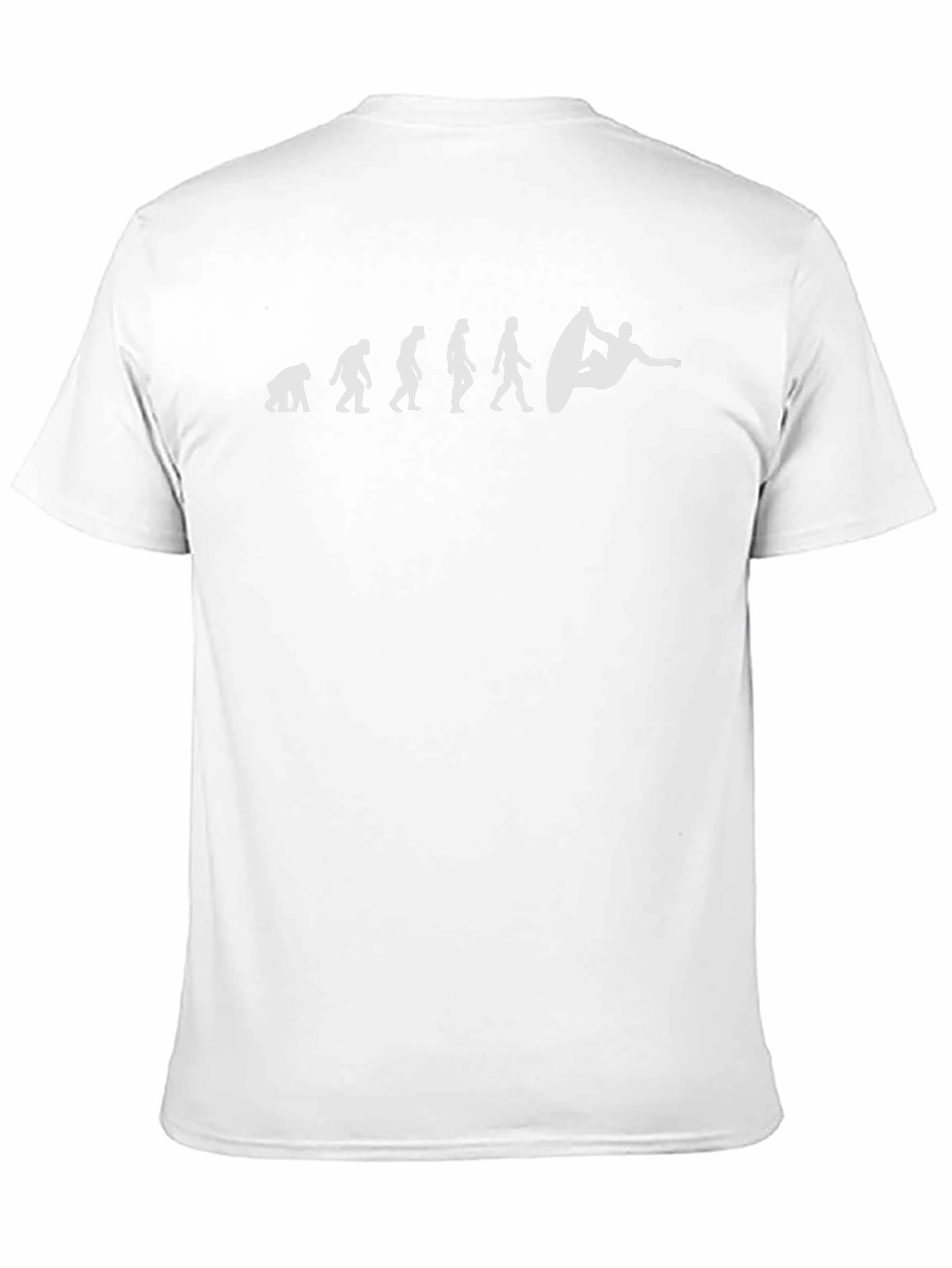 Surfer Evolution Black Cotton T-Shirt