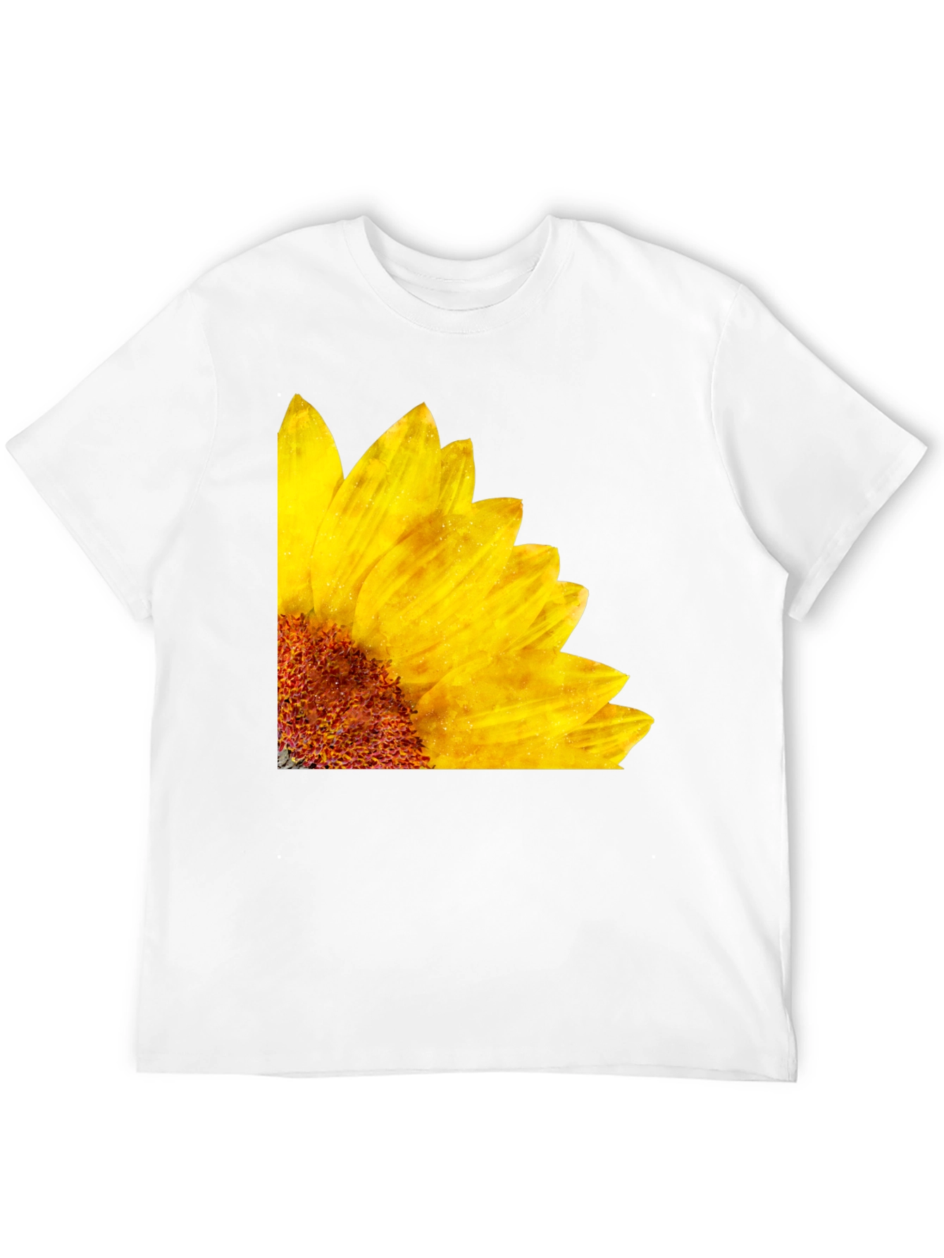Sunflower Graphic Black T-Shirt