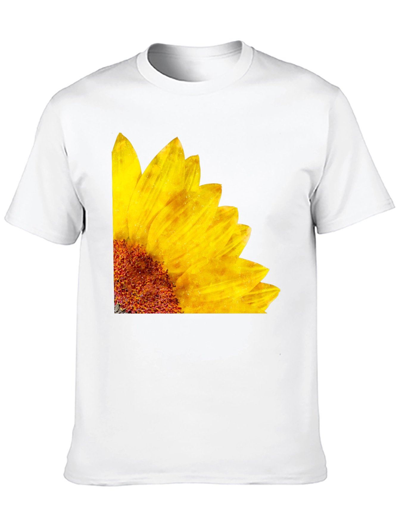 Sunflower Graphic Black T-Shirt