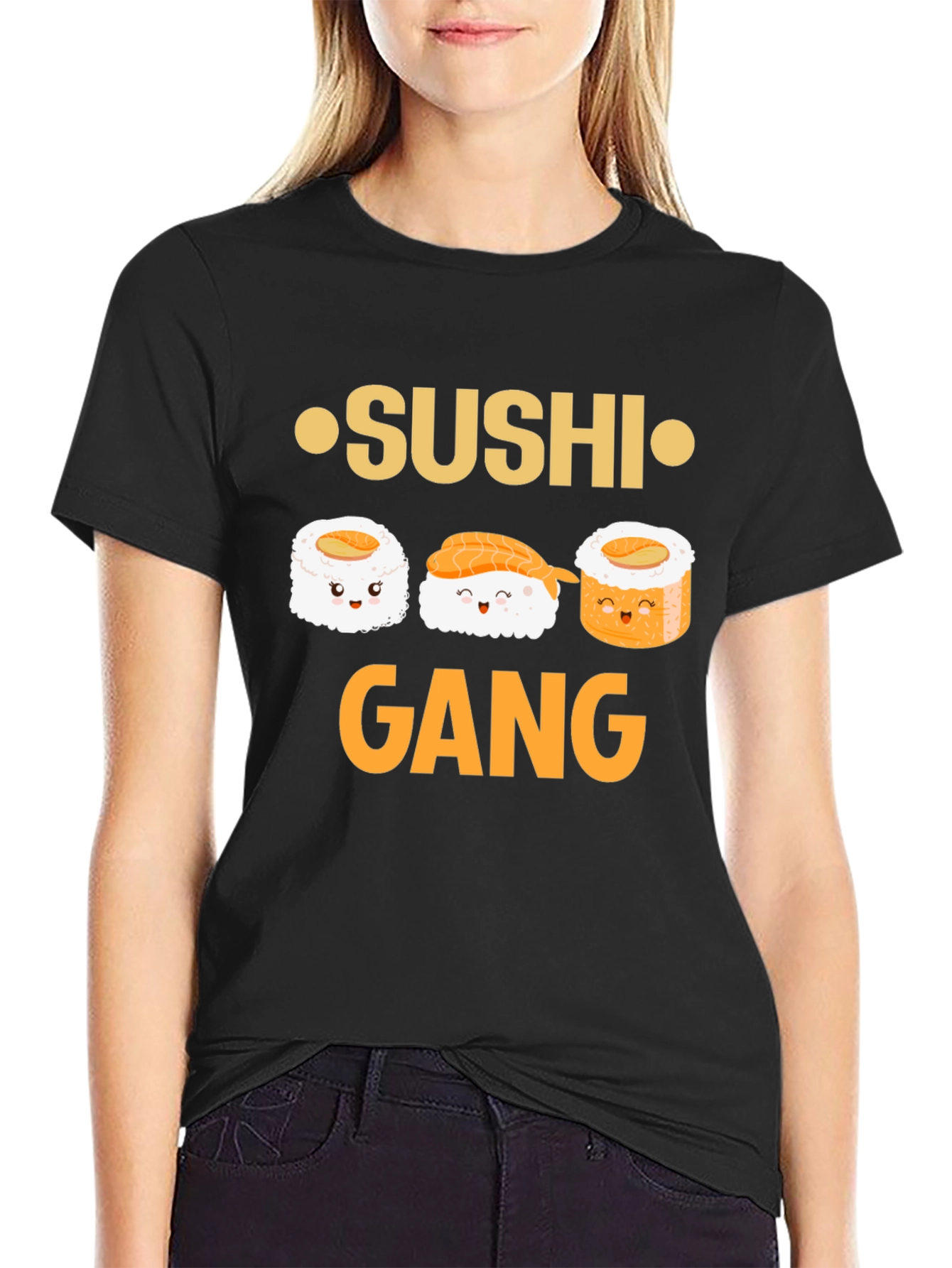 Sushi Gang Graphic Tee -  Fun Sushi Lover T-Shirt