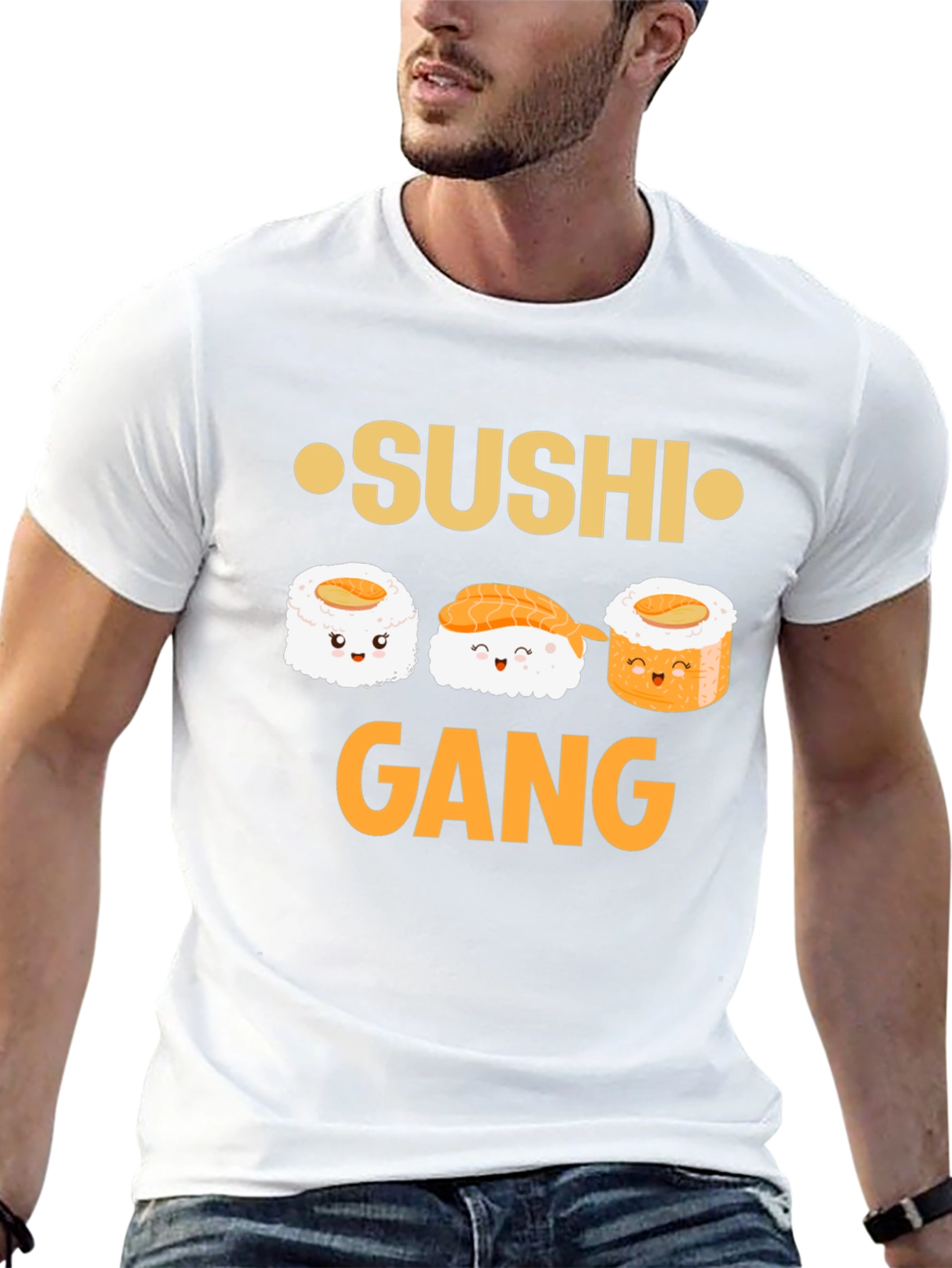 Sushi Gang Graphic Tee -  Fun Sushi Lover T-Shirt