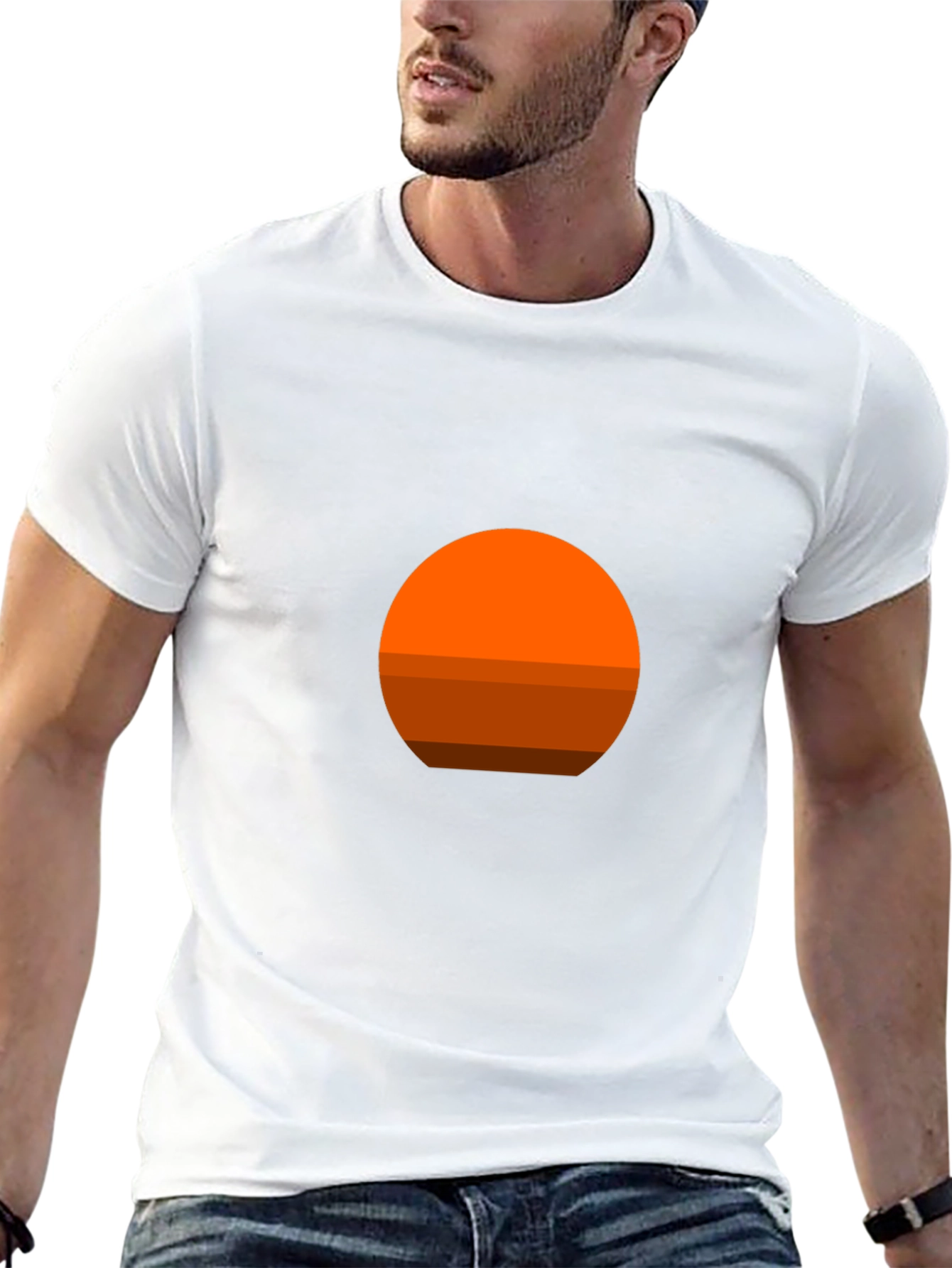 Sunset Graphic Tee - Retro Style