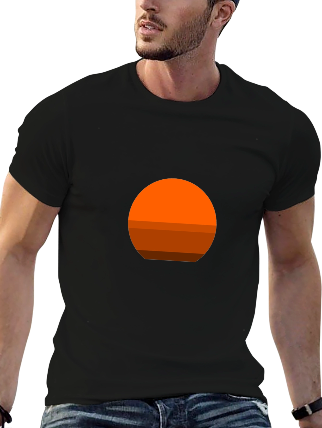 Sunset Graphic Tee - Retro Style