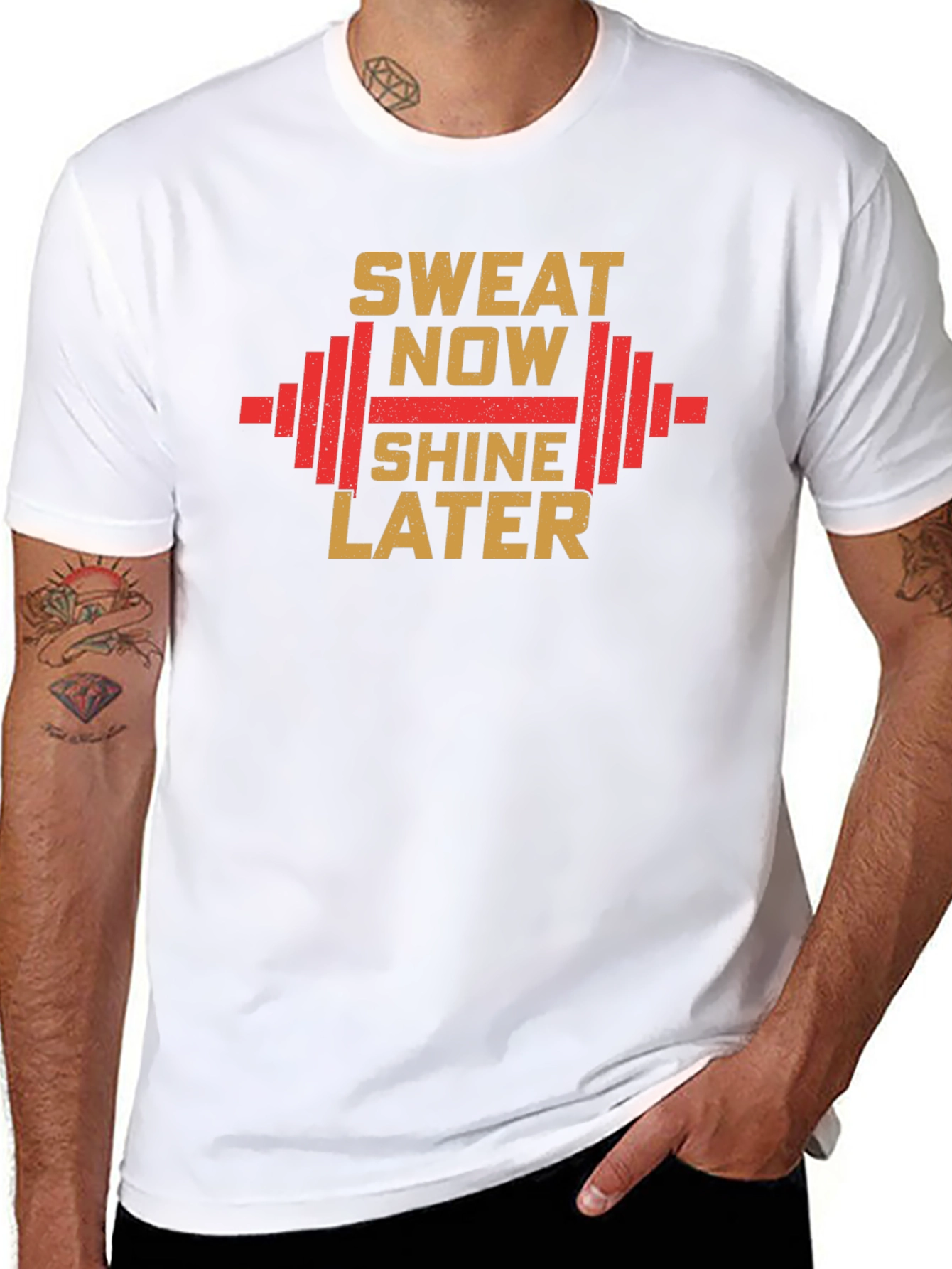Sweat Now Shine Later Gym T-Shirt