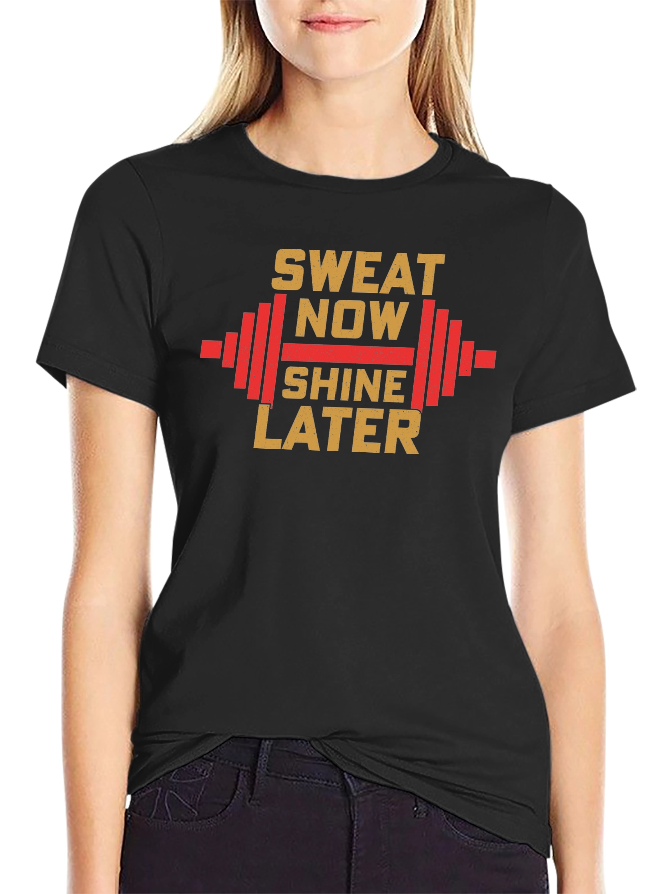 Sweat Now Shine Later Gym T-Shirt