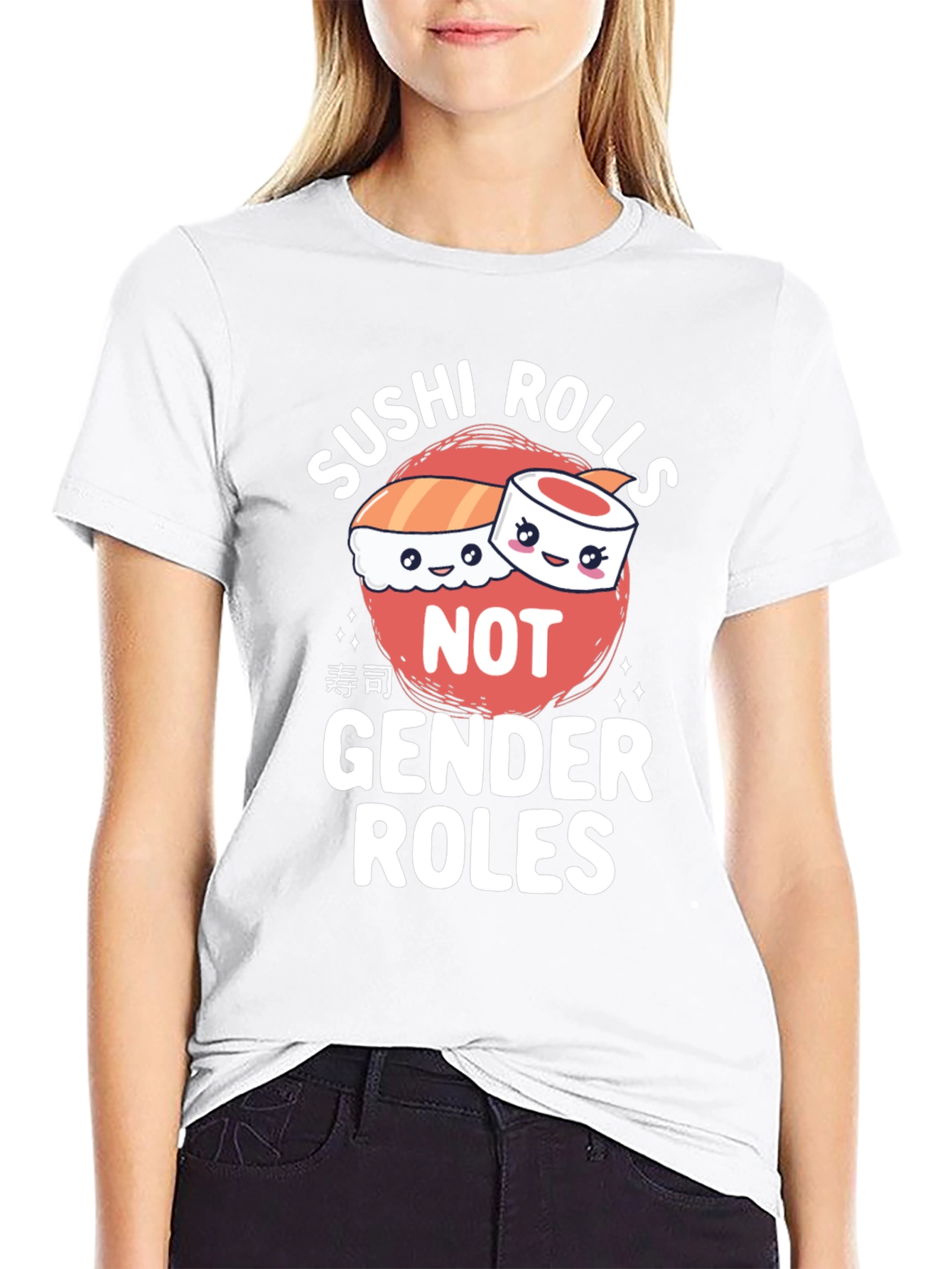 Sushi Rolls Not Gender Roles T-Shirt