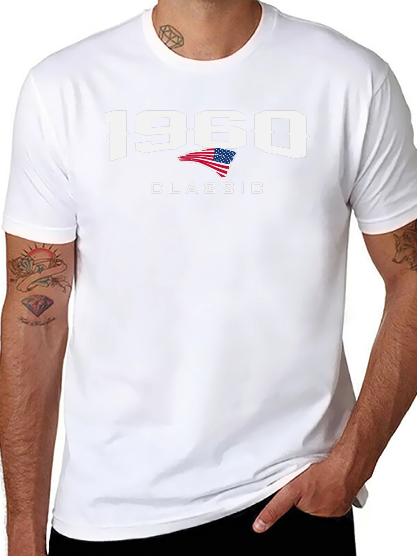 1960 Classic Patriotic T-Shirt