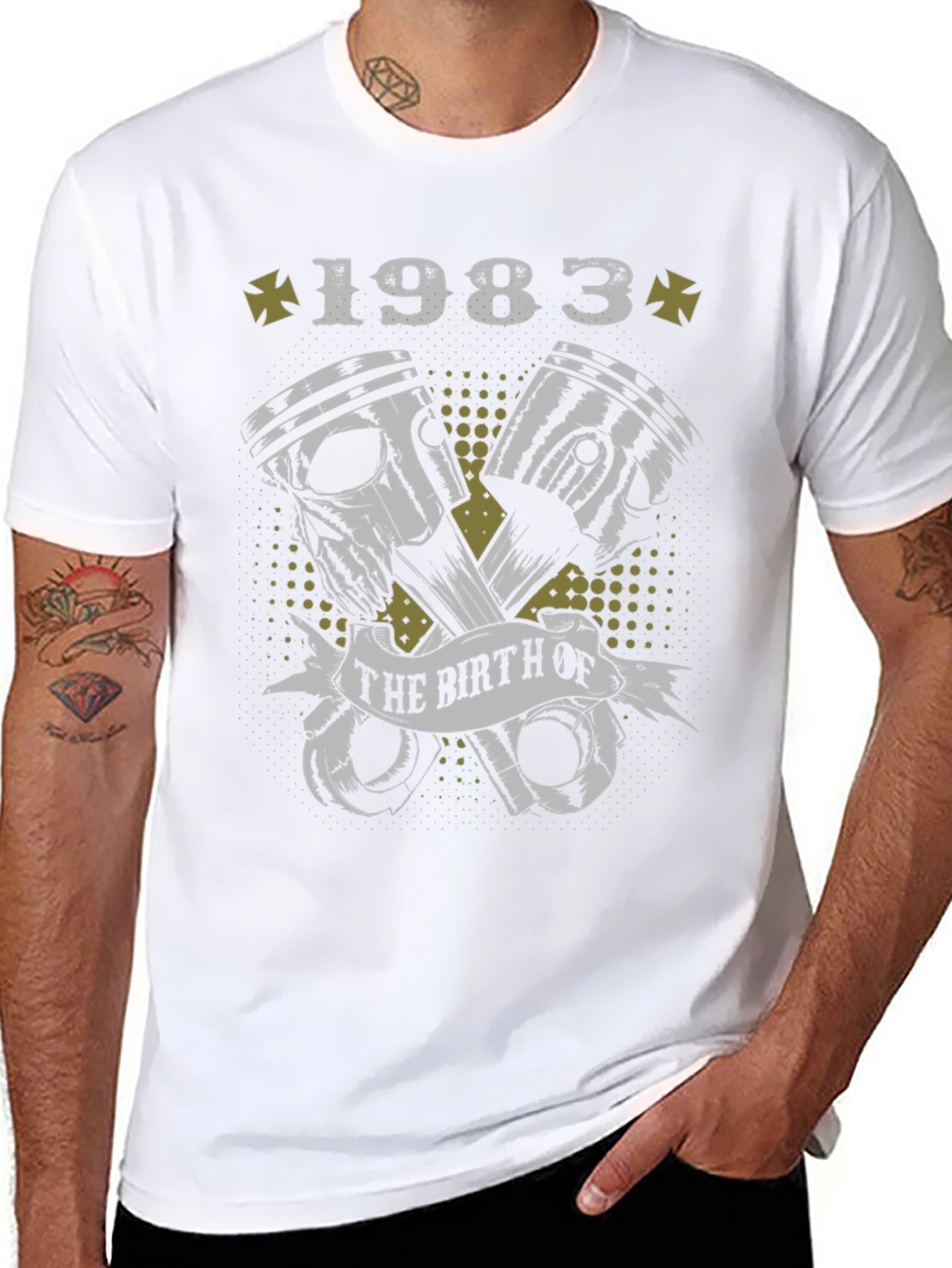 1983 Birthday Piston T-Shirt