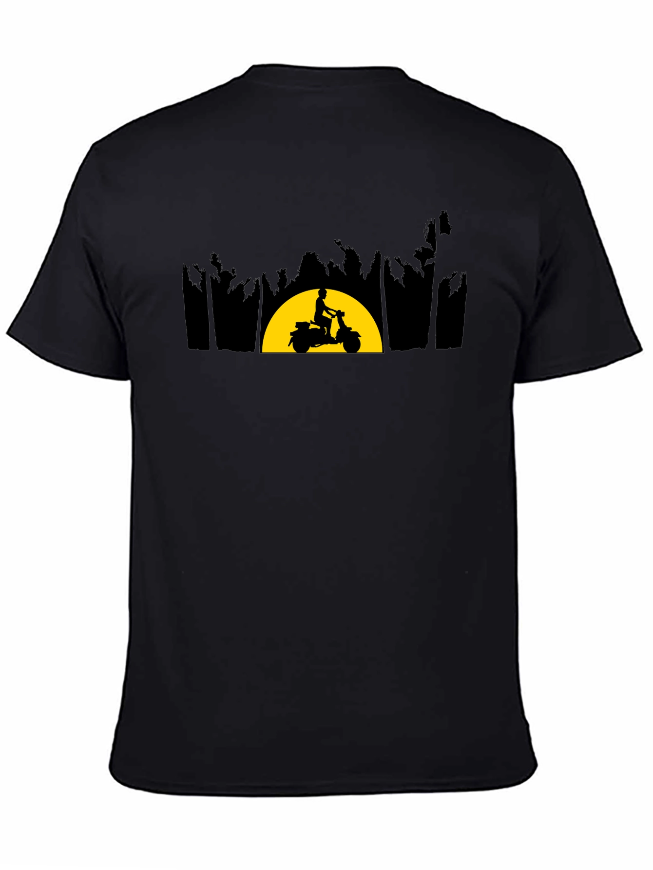 Sunset Scooter Ride Graphic Tee