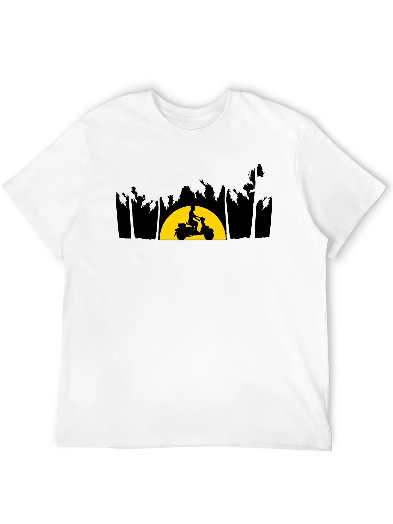 Sunset Scooter Ride Graphic Tee