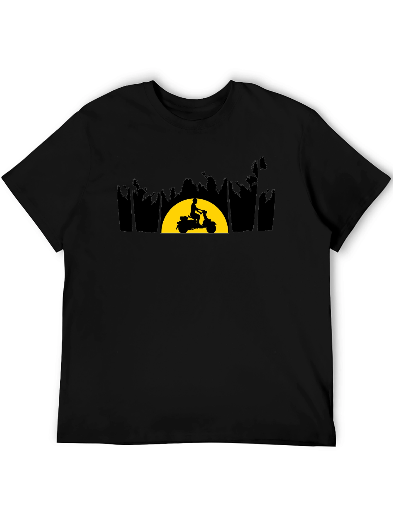 Sunset Scooter Ride Graphic Tee