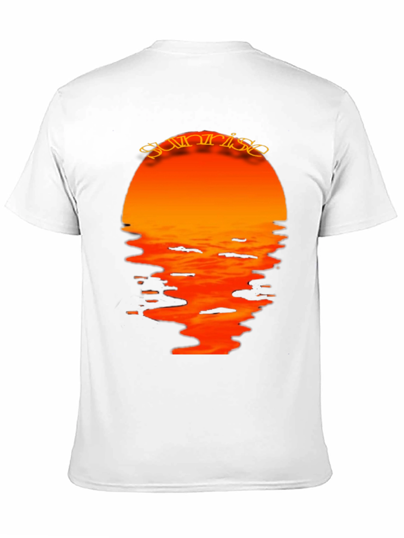 Sunrise Graphic Print Black T-Shirt