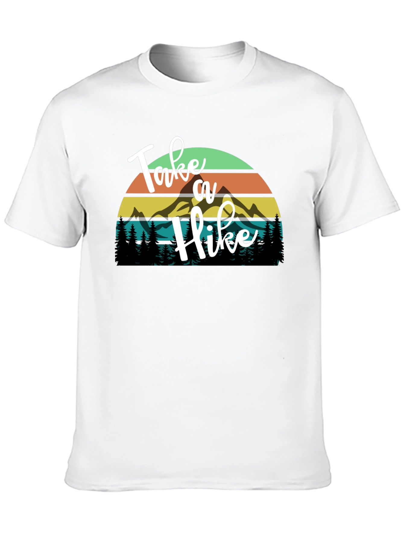 Take a Hike Graphic Tee - Mountain Adventure Shirt