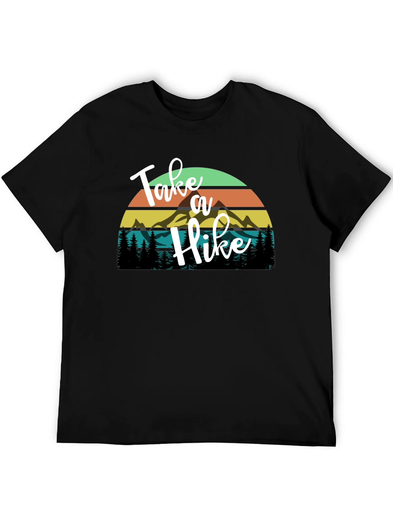 Take a Hike Graphic Tee - Mountain Adventure Shirt