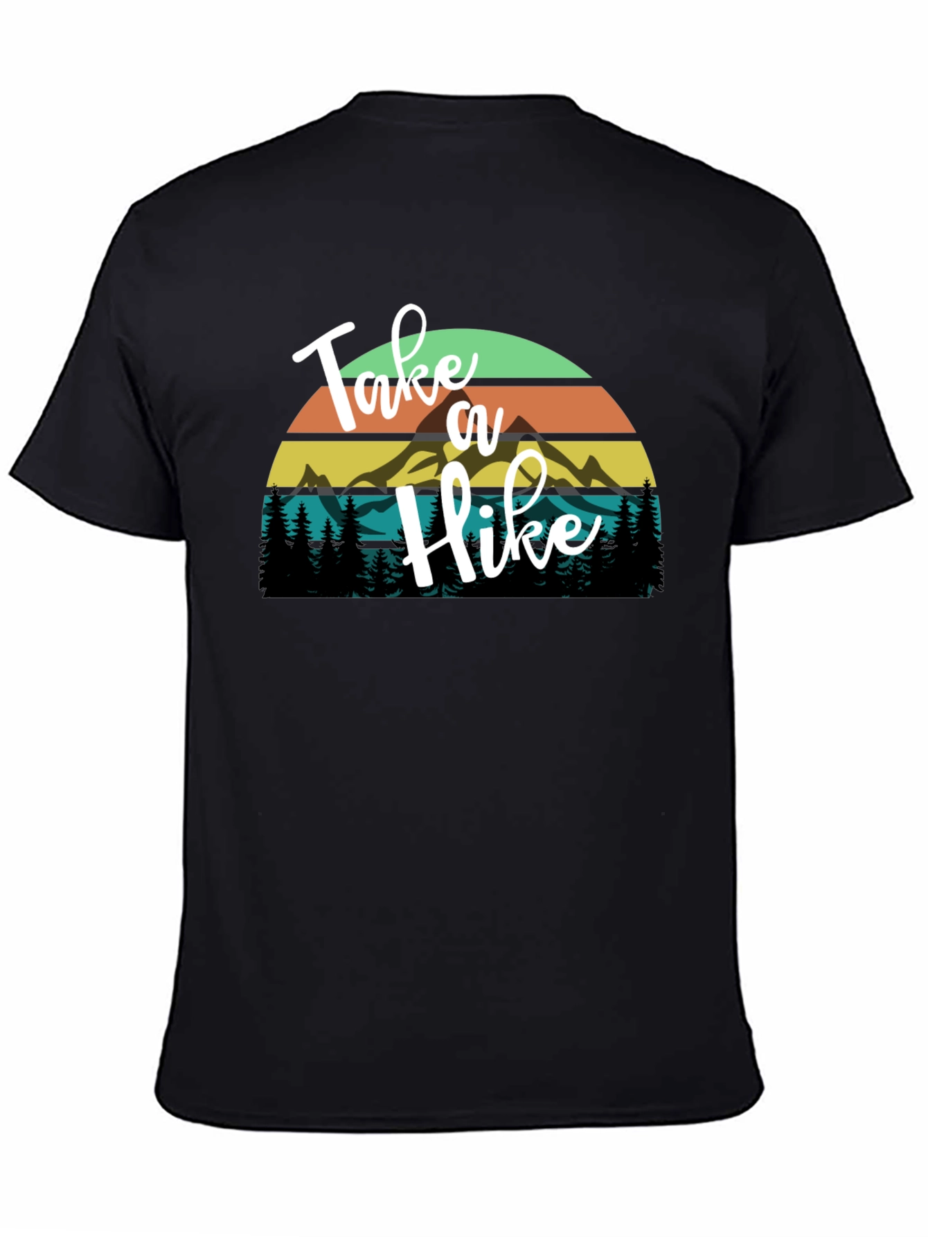 Take a Hike Graphic Tee - Mountain Adventure Shirt