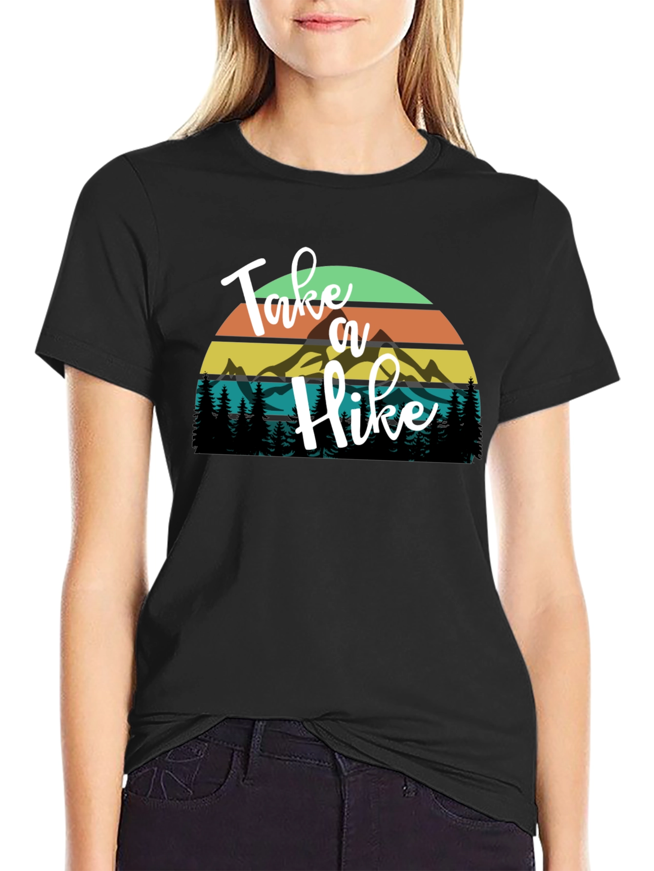 Take a Hike Graphic Tee - Mountain Adventure Shirt
